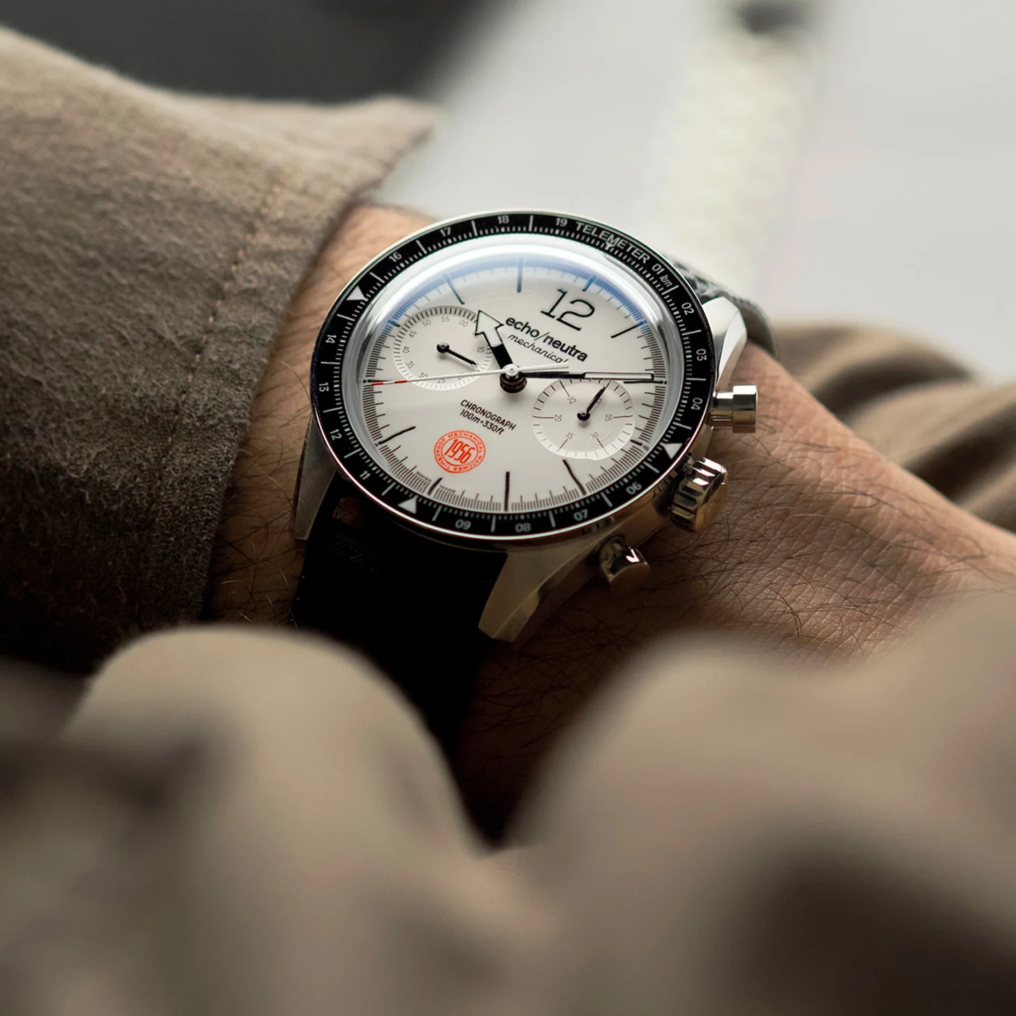 Echo Neutra 1956 | White Chronograph - Image 2