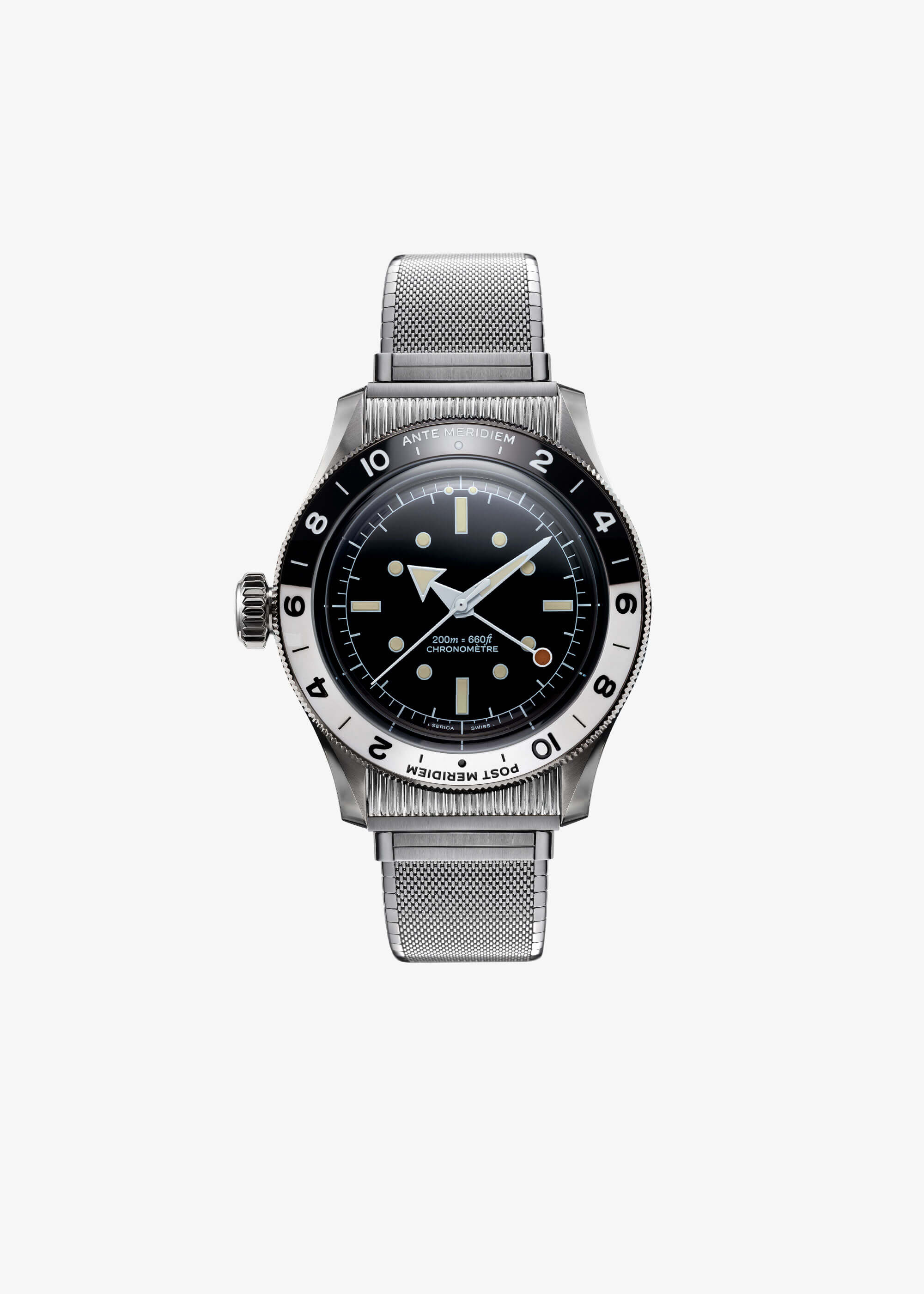 Serica Ref. 8315-1 GMT Travel Chronometer Enamel Black - Image 10