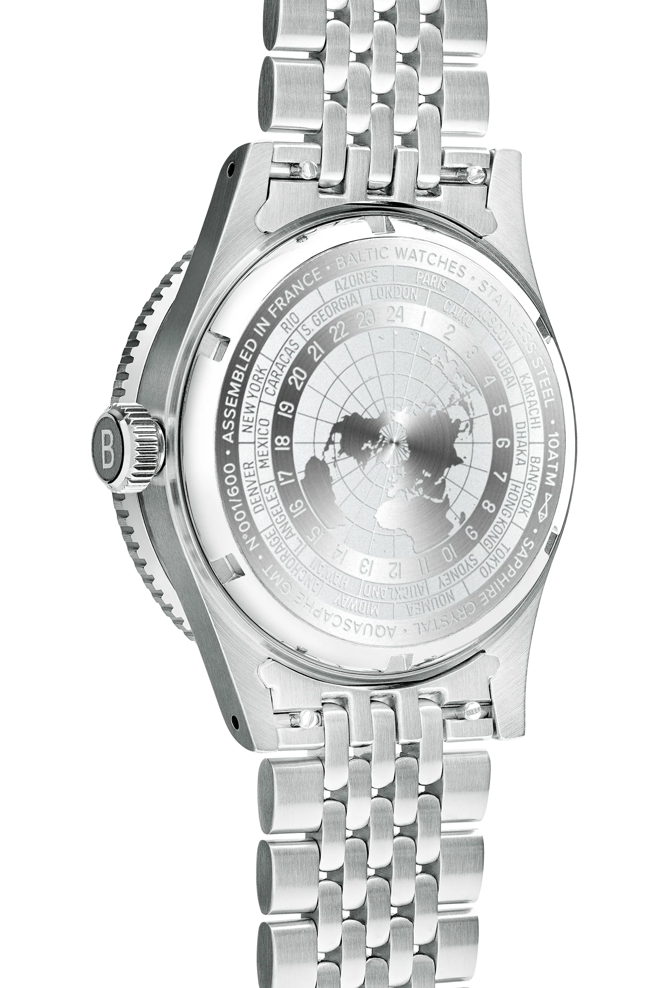 Baltic Aquascaphe GMT Green - Black Tropic Strap - Image 4