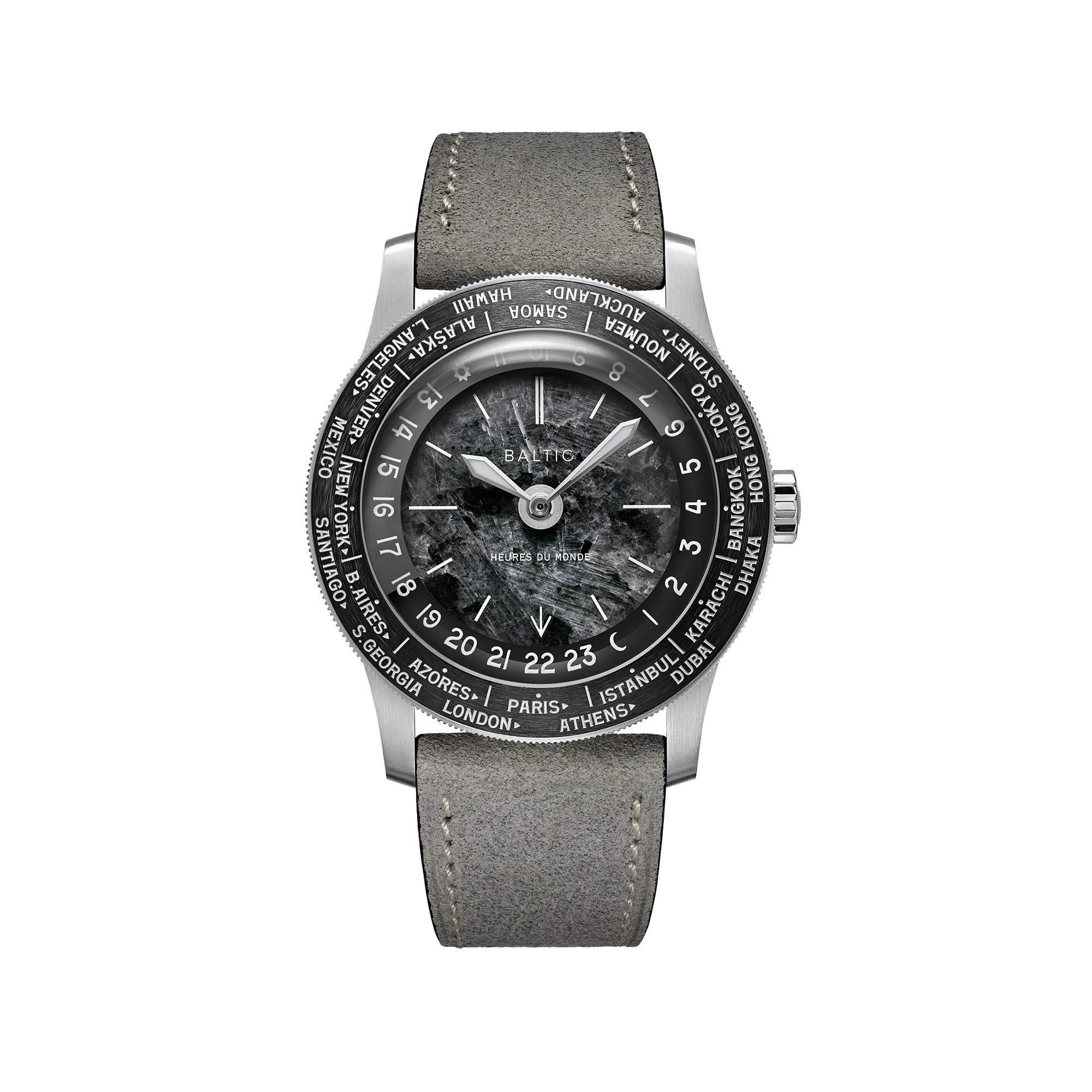 Baltic Heures du Monde Worldtimer - Labradorite