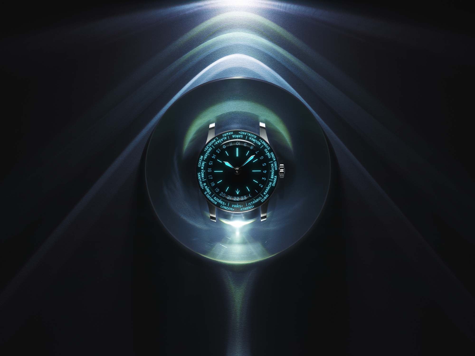 Baltic Heures du Monde Worldtimer - Labradorite - Image 11