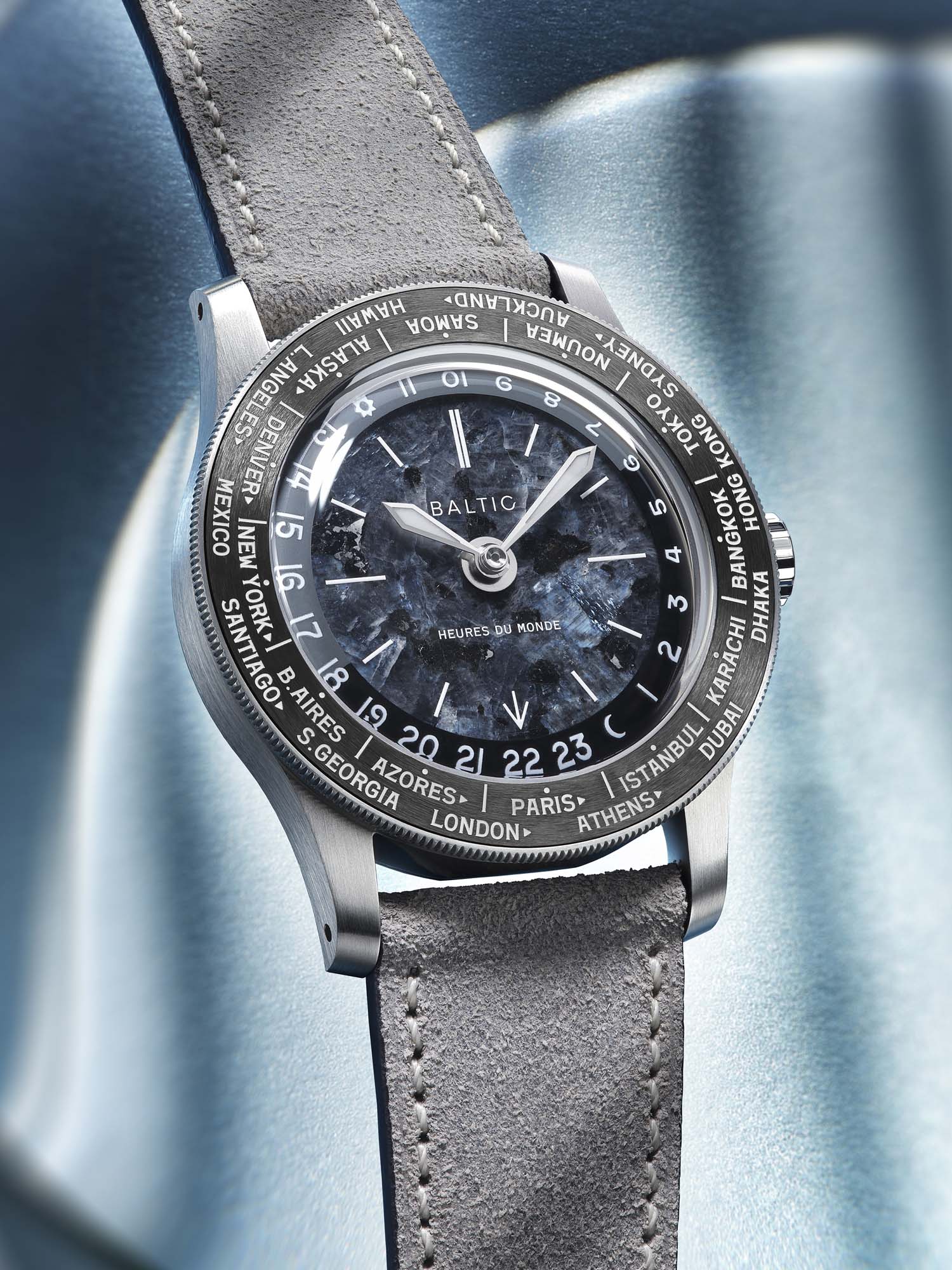 Baltic Heures du Monde Worldtimer - Labradorite - Image 5