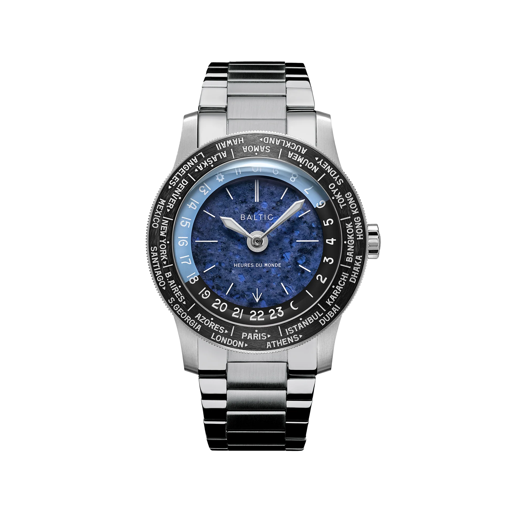 Baltic Heures du Monde Worldtimer - Sodalite - Image 2
