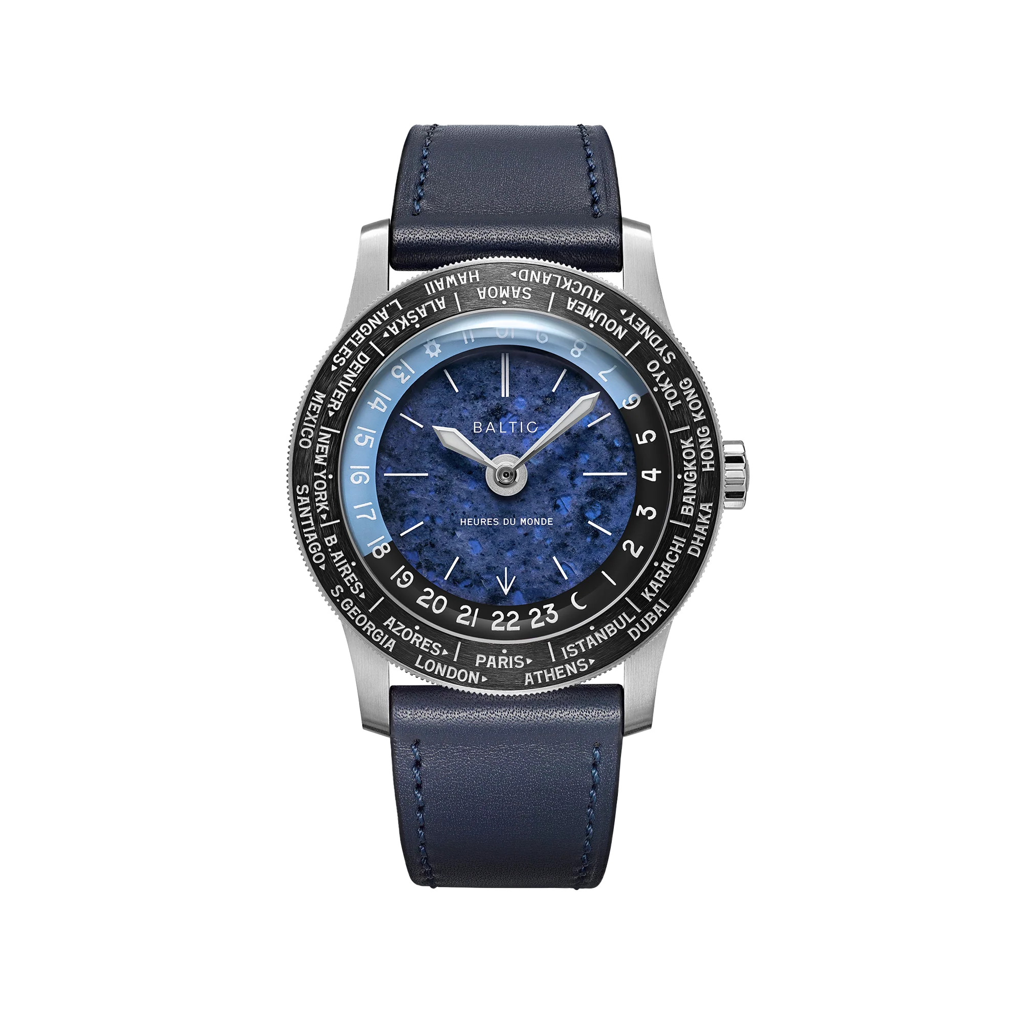 Baltic Heures du Monde Worldtimer - Sodalite - Image 3
