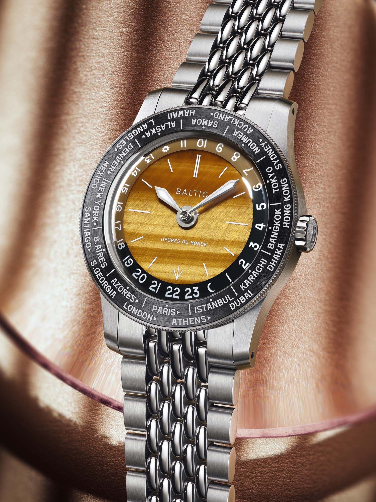 Baltic Heures du Monde Worldtimer - Tiger Eye - Image 4