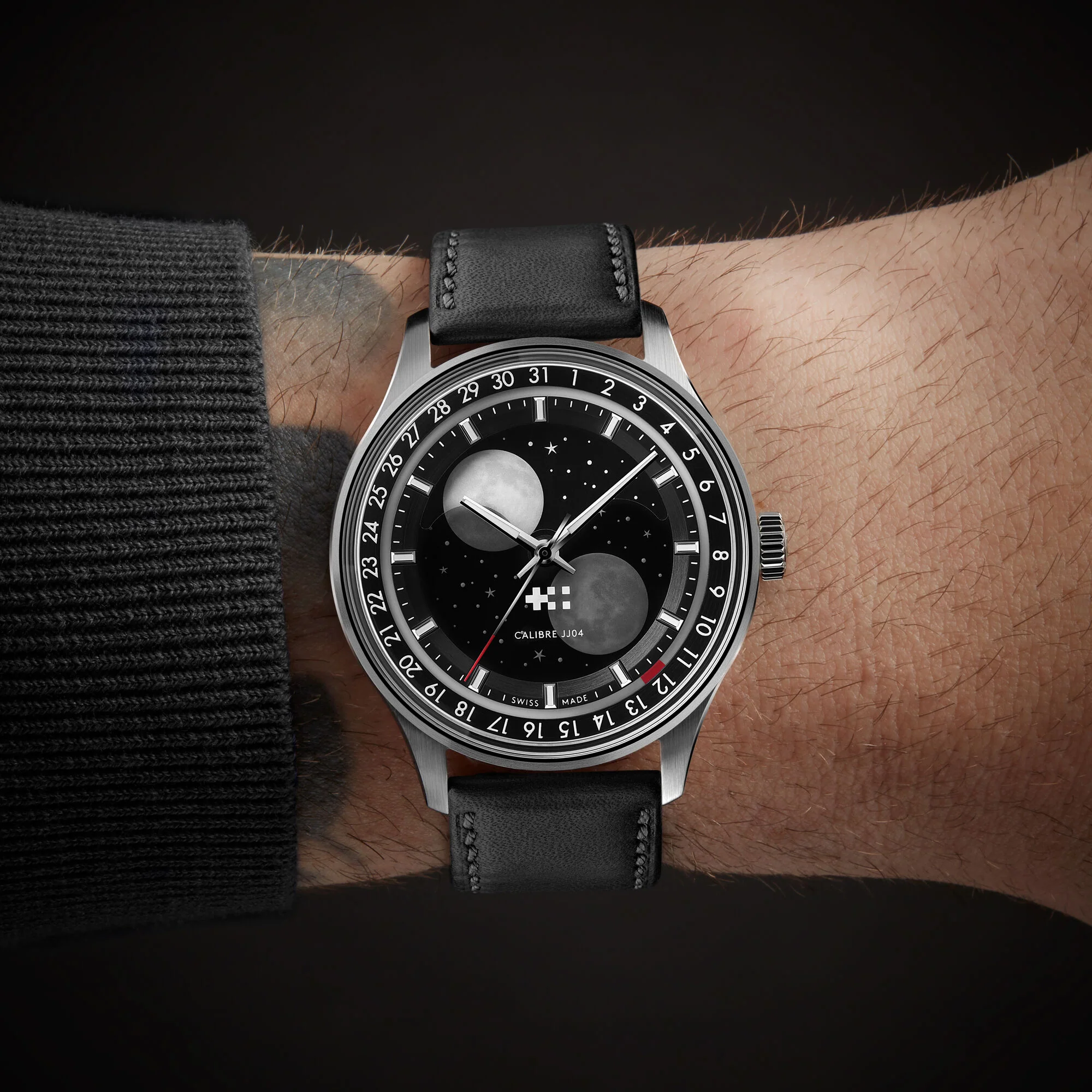 Christopher Ward C1 Moonglow - Black - Vacona® leather - Image 2