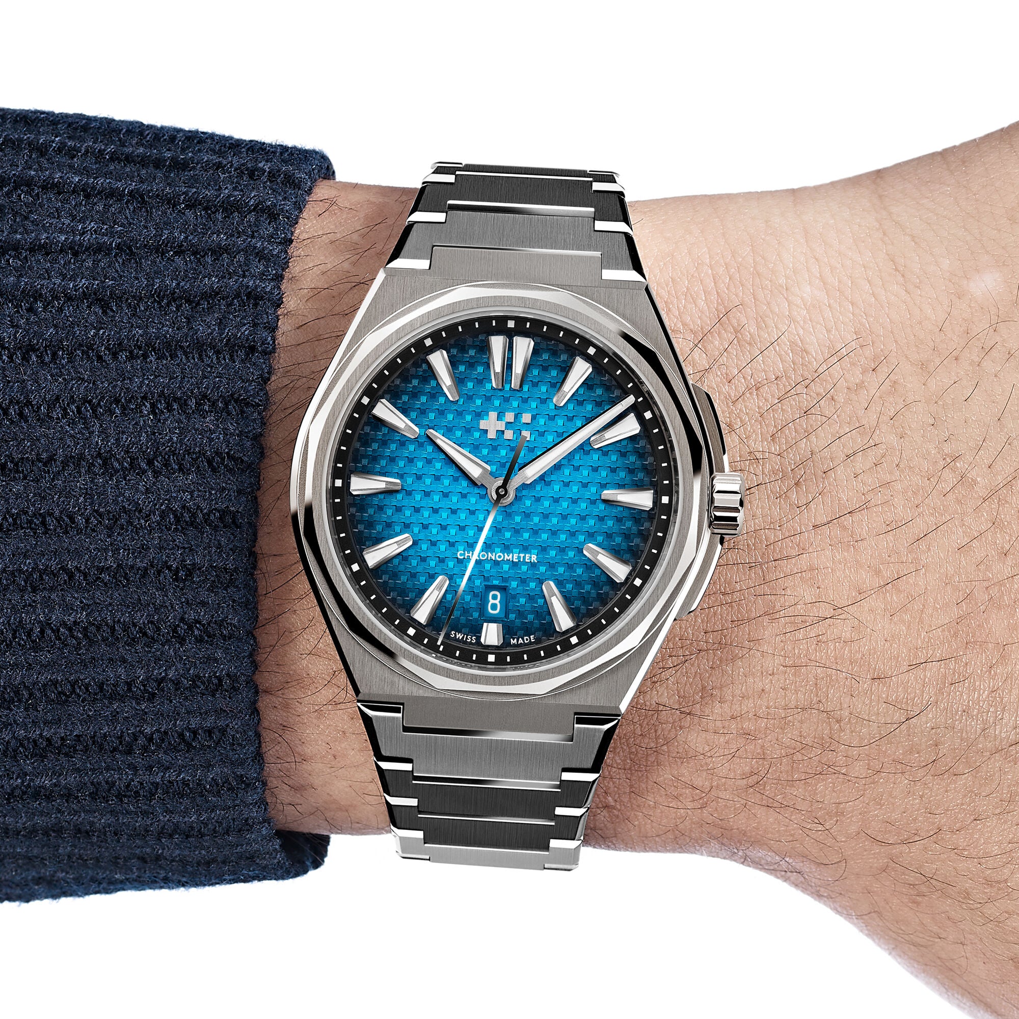 Christopher Ward C12 The Twelve TI COSC - 40mm - Astral Blue - Image 4