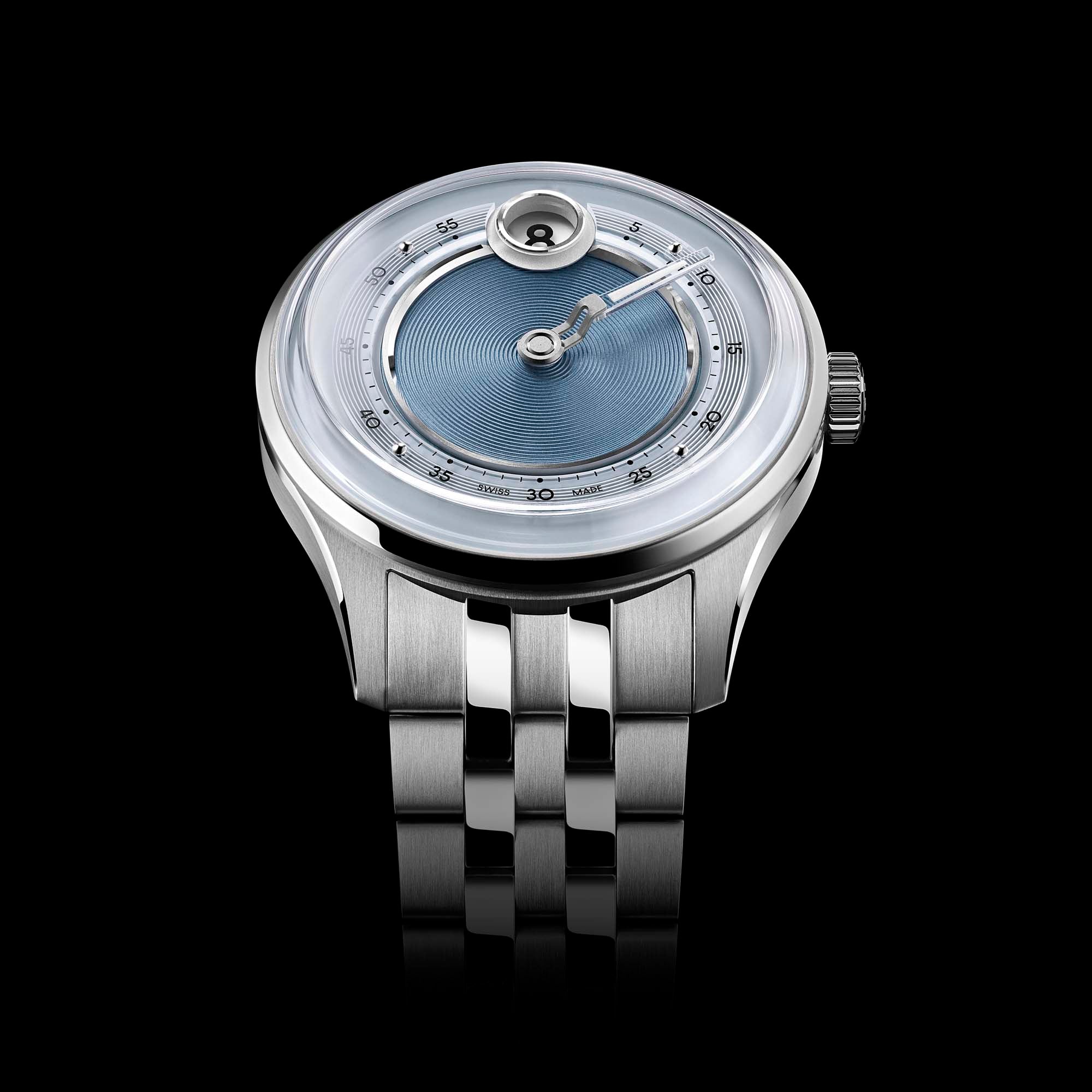 Christopher Ward C1 Jump Hour Mk V - Noon Blue - Image 4