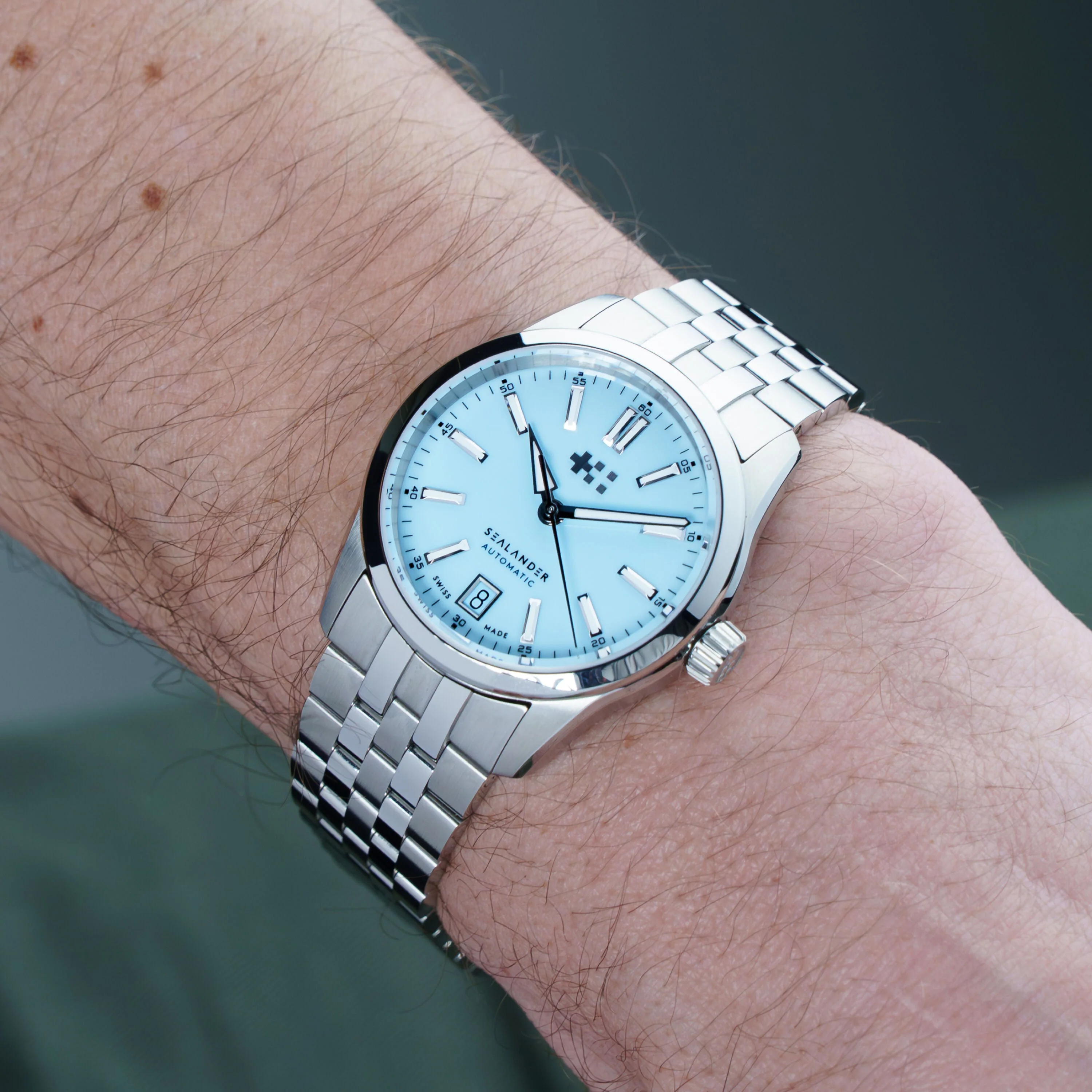Christopher Ward C63 Sealander Automatic 36mm – Sky Blue - Image 10