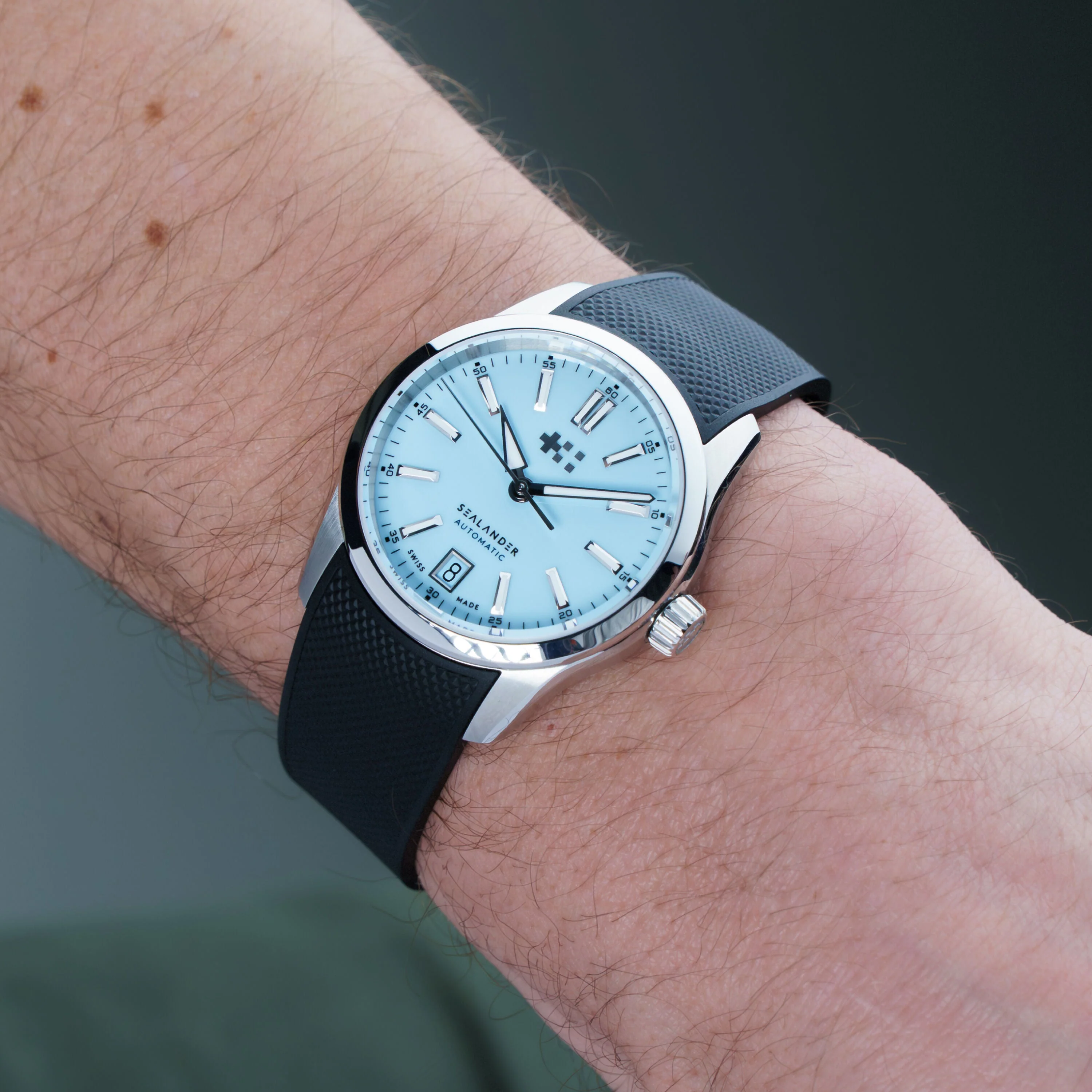 Christopher Ward C63 Sealander Automatic 36mm – Sky Blue - Image 12