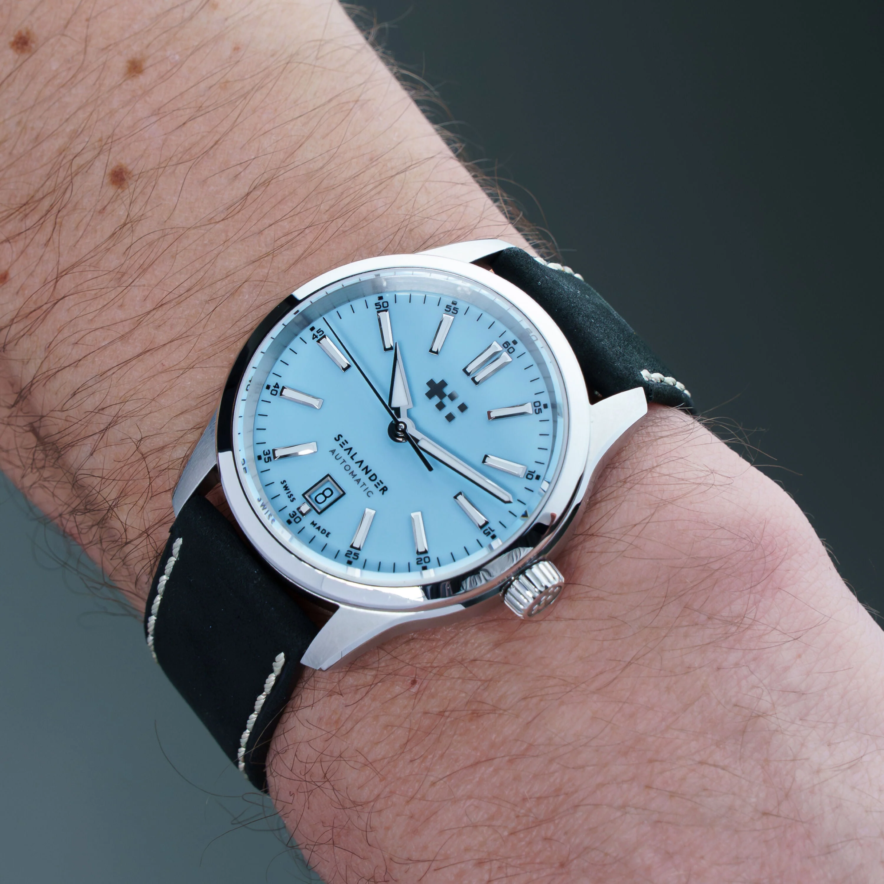 Christopher Ward C63 Sealander Automatic 39mm – Sky Blue - Image 10