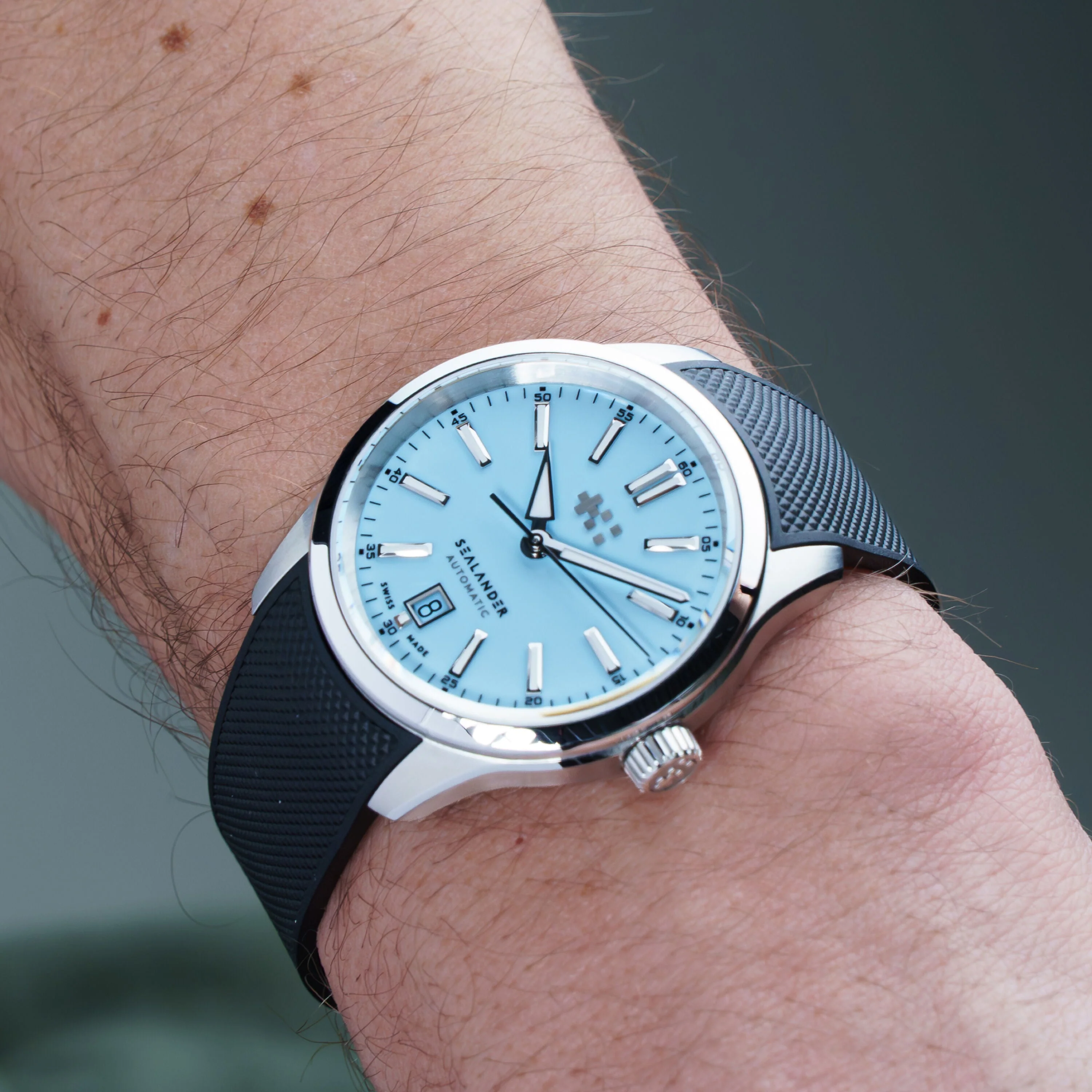 Christopher Ward C63 Sealander Automatic 39mm – Sky Blue - Image 12