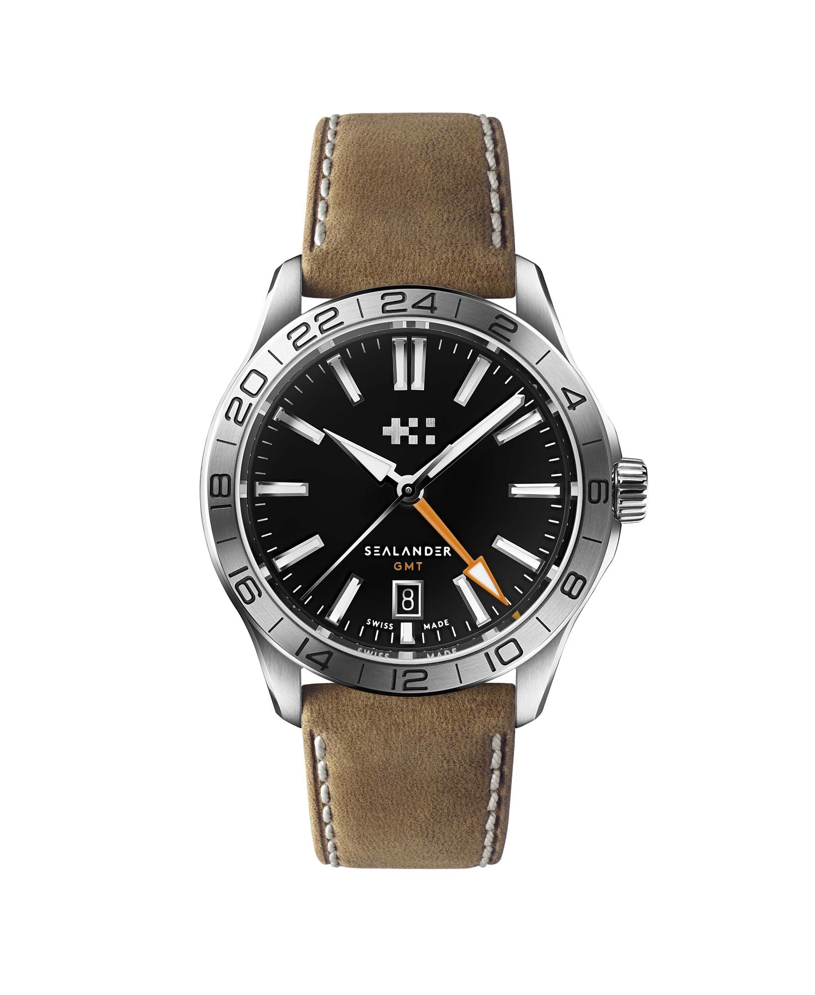 Christopher Ward C63 Sealander GMT 39mm – Black