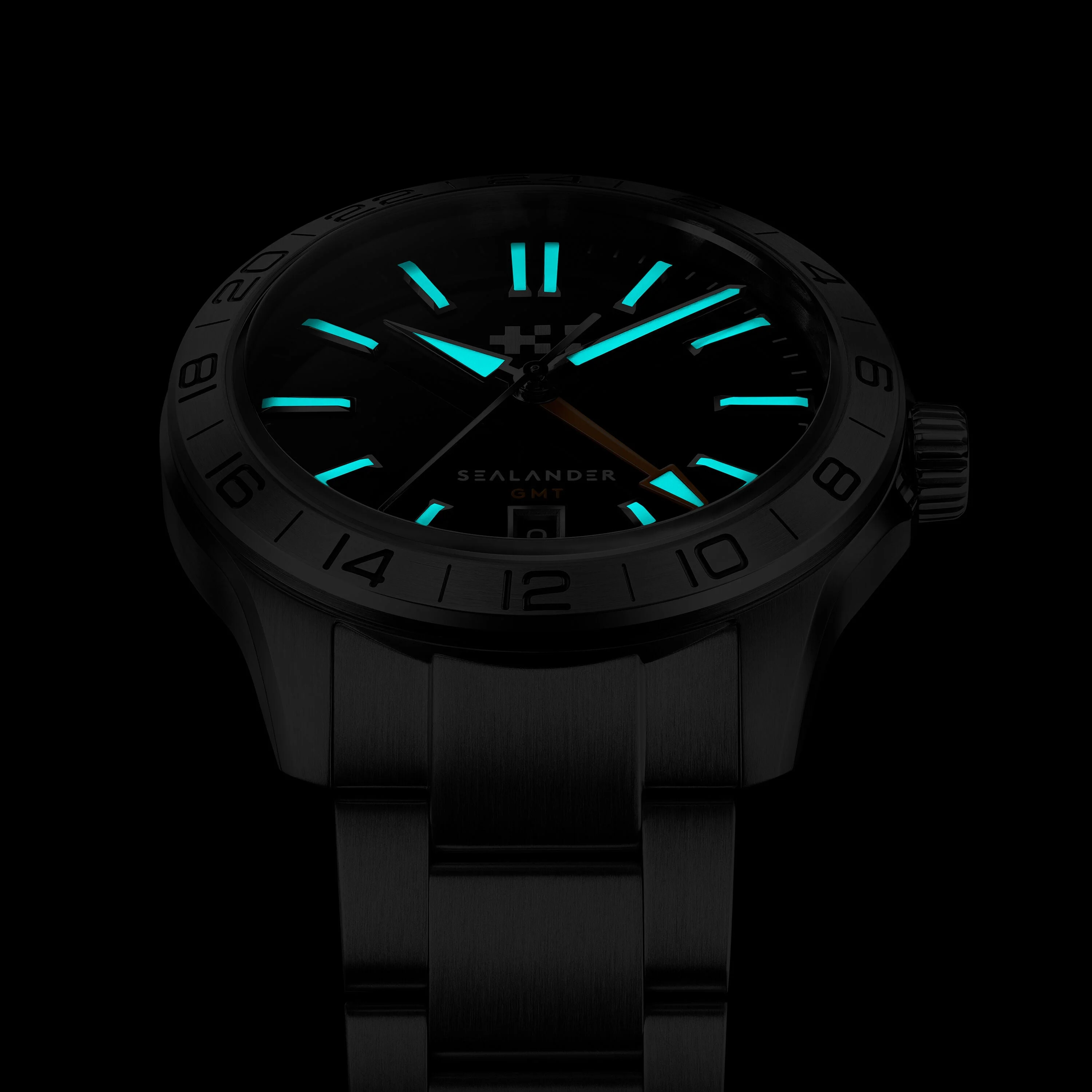 Christopher Ward C63 Sealander GMT 39mm – Black - Image 8