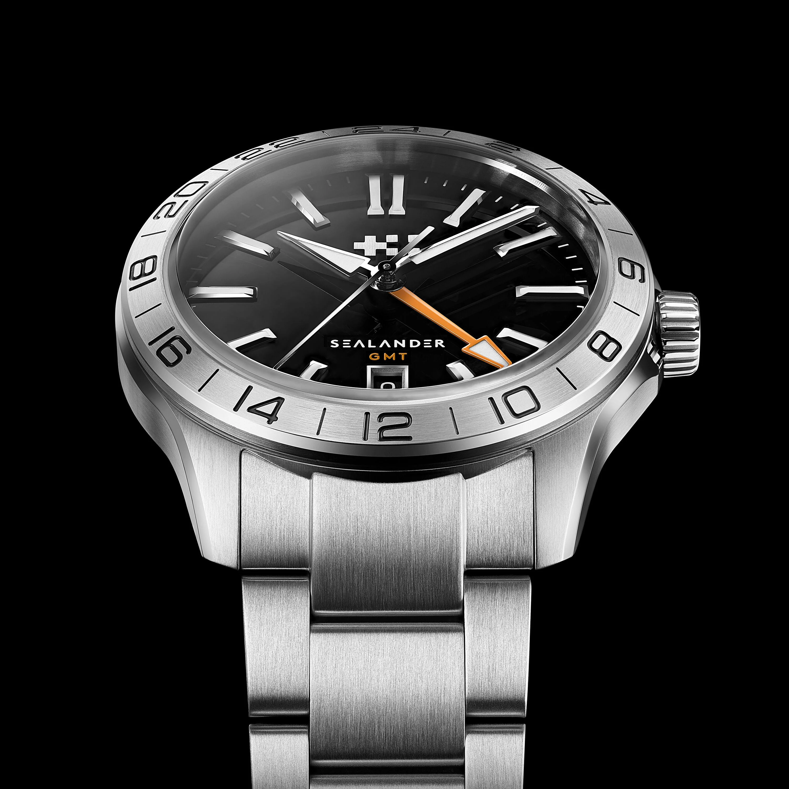 Christopher Ward C63 Sealander GMT 39mm – Black - Image 9