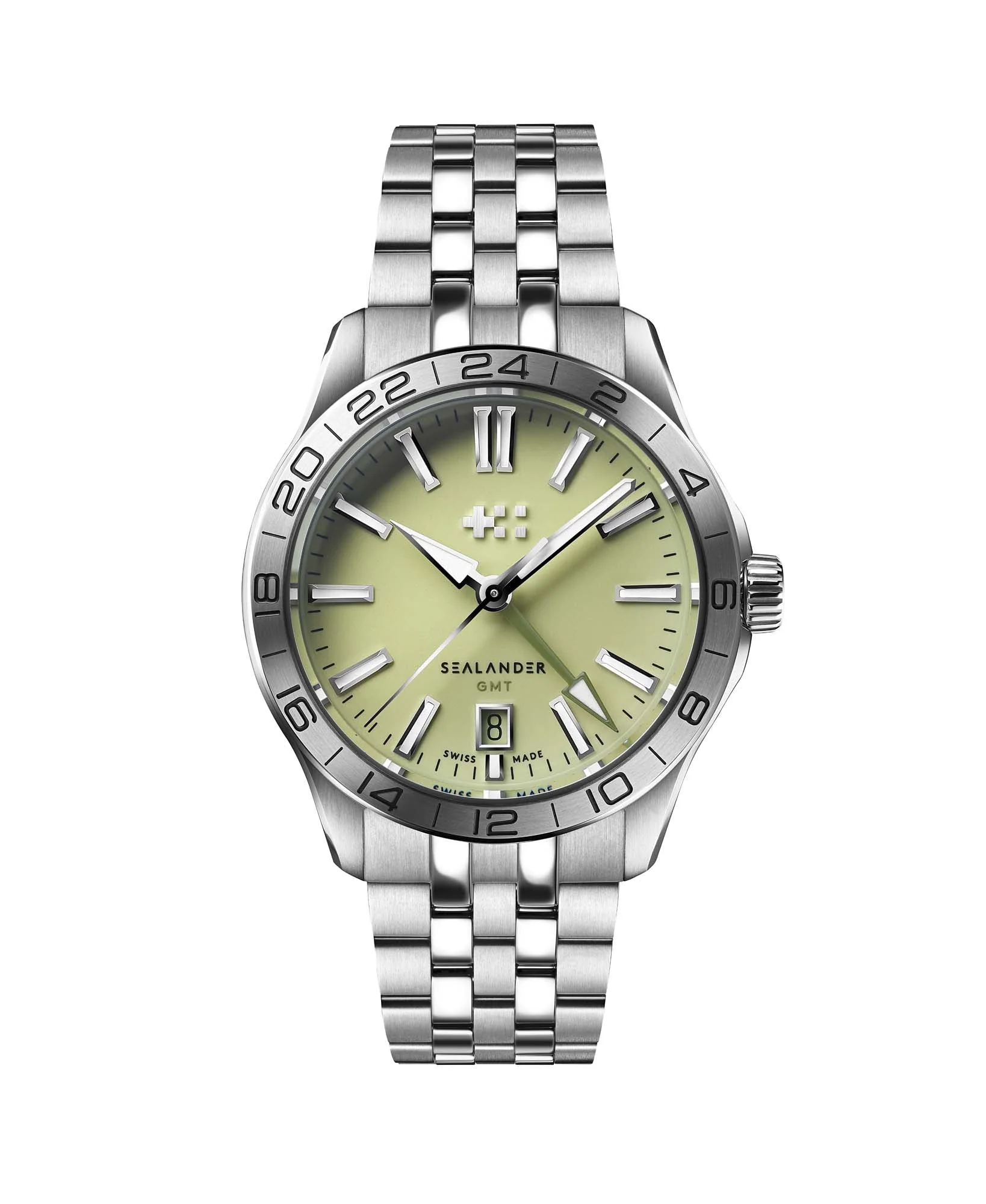 Christopher Ward C63 Sealander GMT 39mm – Pistachio