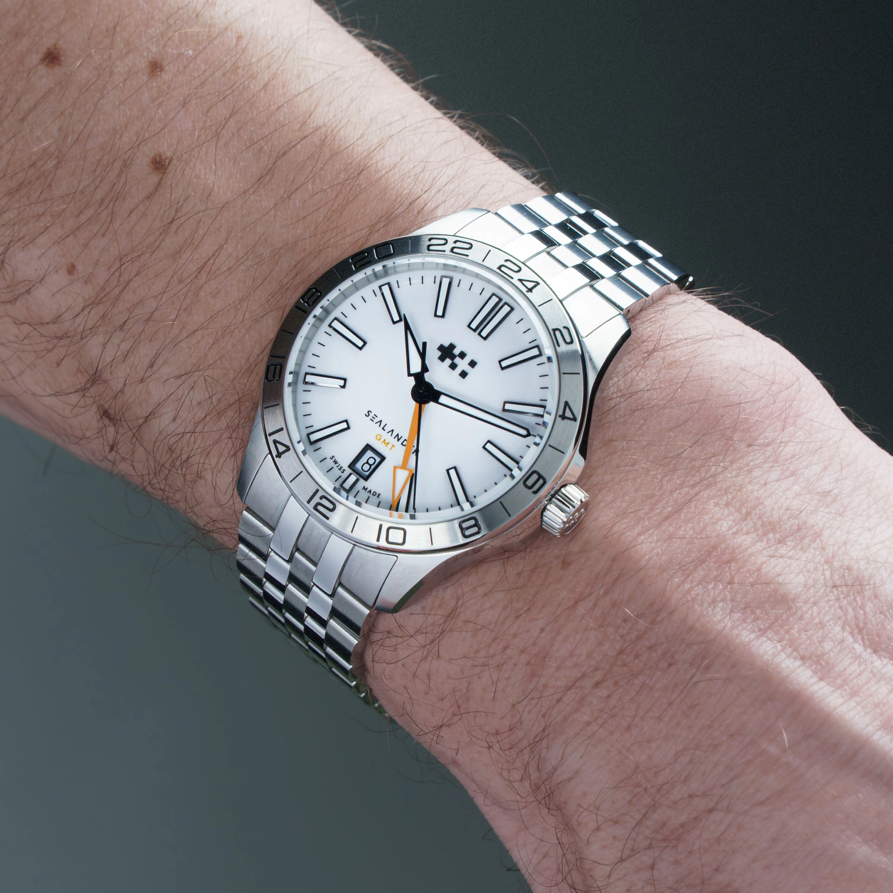 Christopher Ward C63 Sealander GMT 39mm – White - Image 10