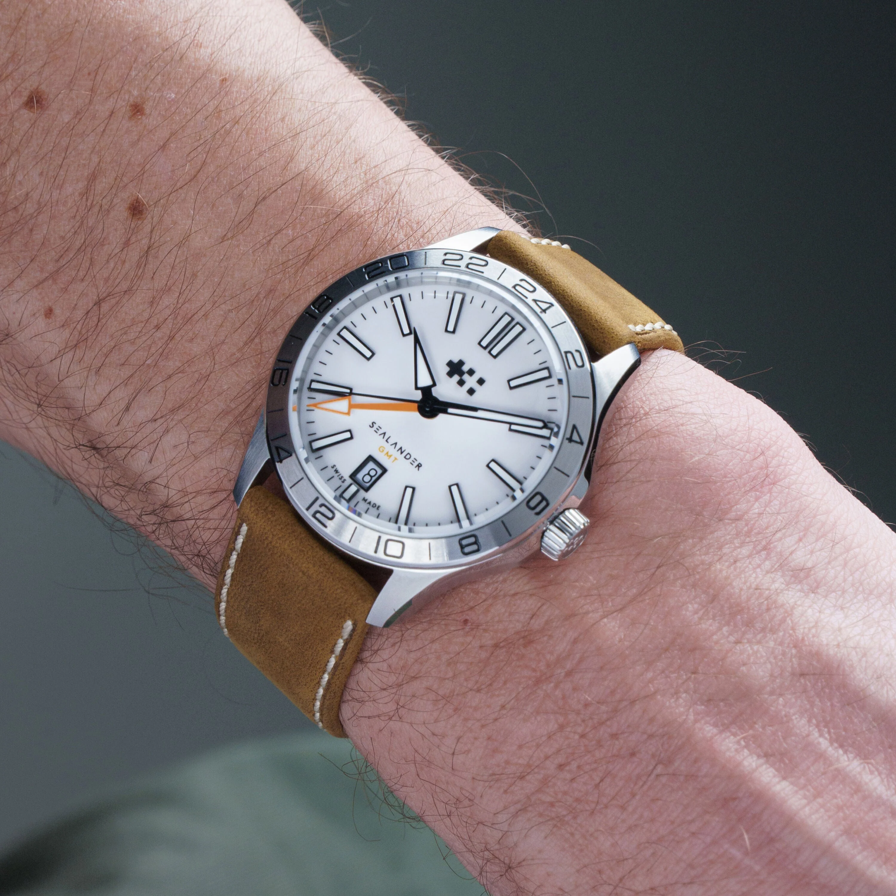 Christopher Ward C63 Sealander GMT 39mm – White - Image 14