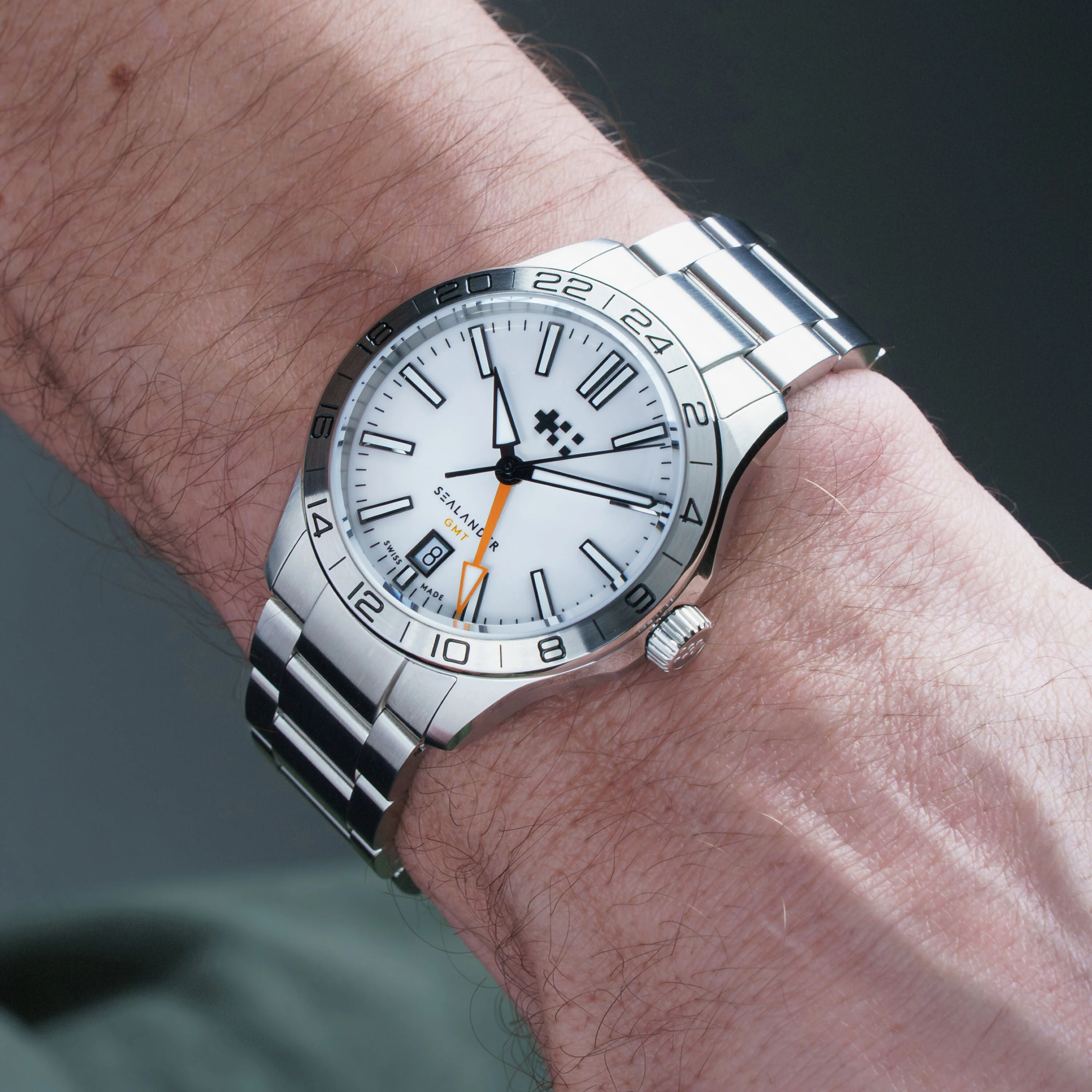 Christopher Ward C63 Sealander GMT 39mm – White - Image 2