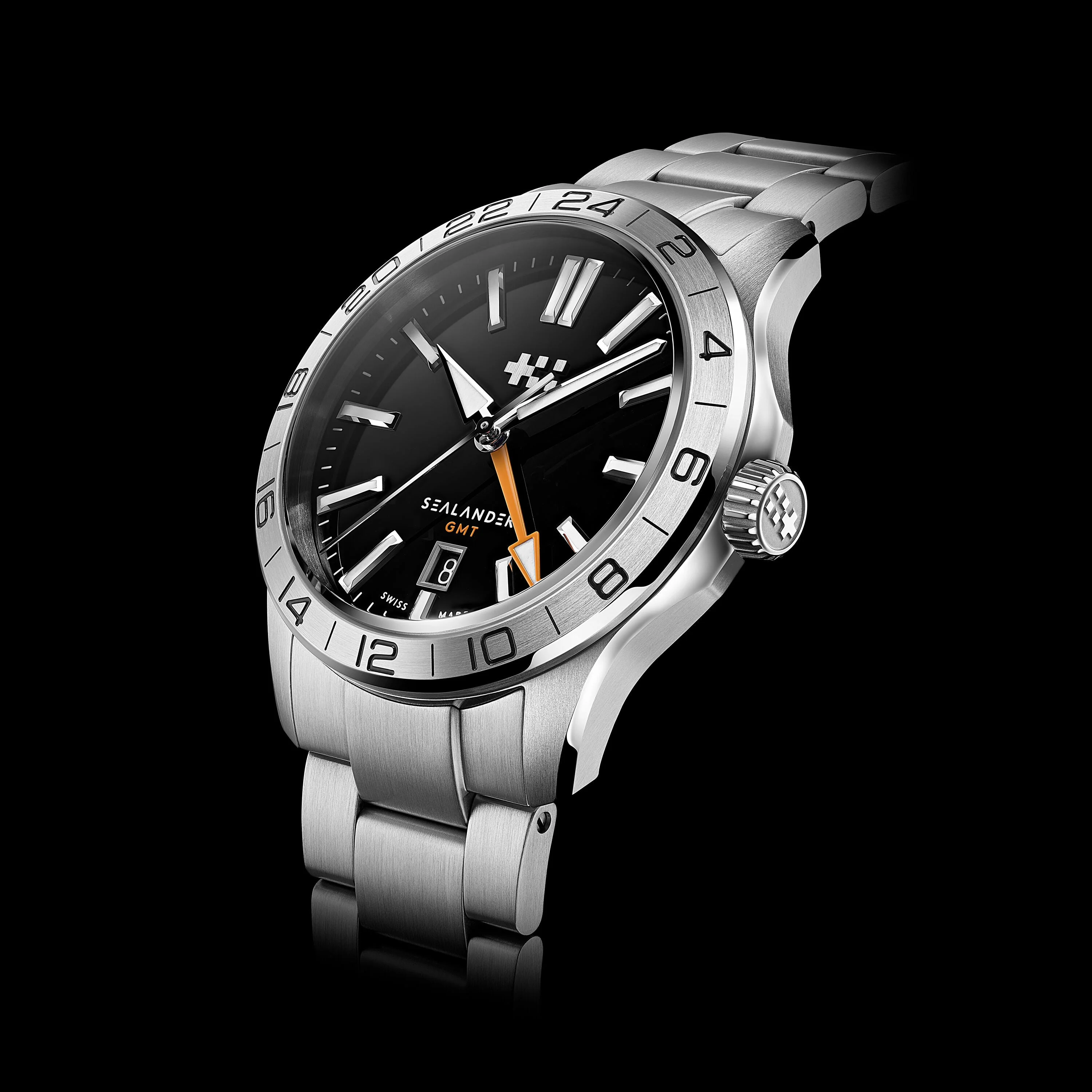 Christopher Ward C63 Sealander GMT 42mm – Black - Image 6