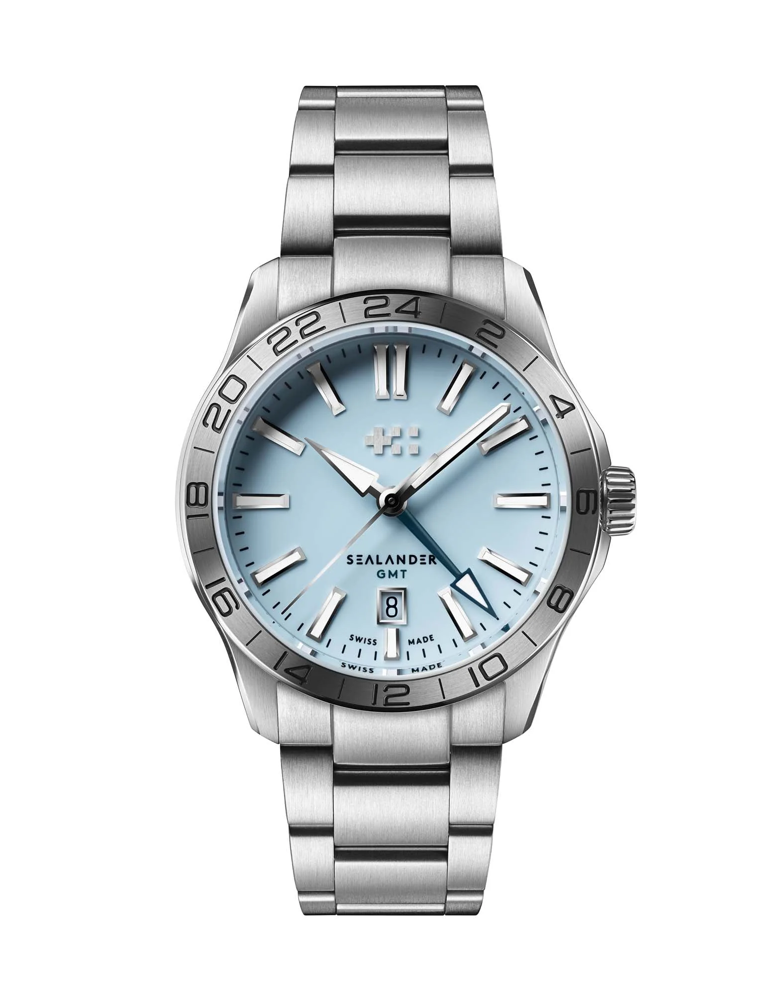 Christopher Ward C63 Sealander GMT 42mm – Sky Blue