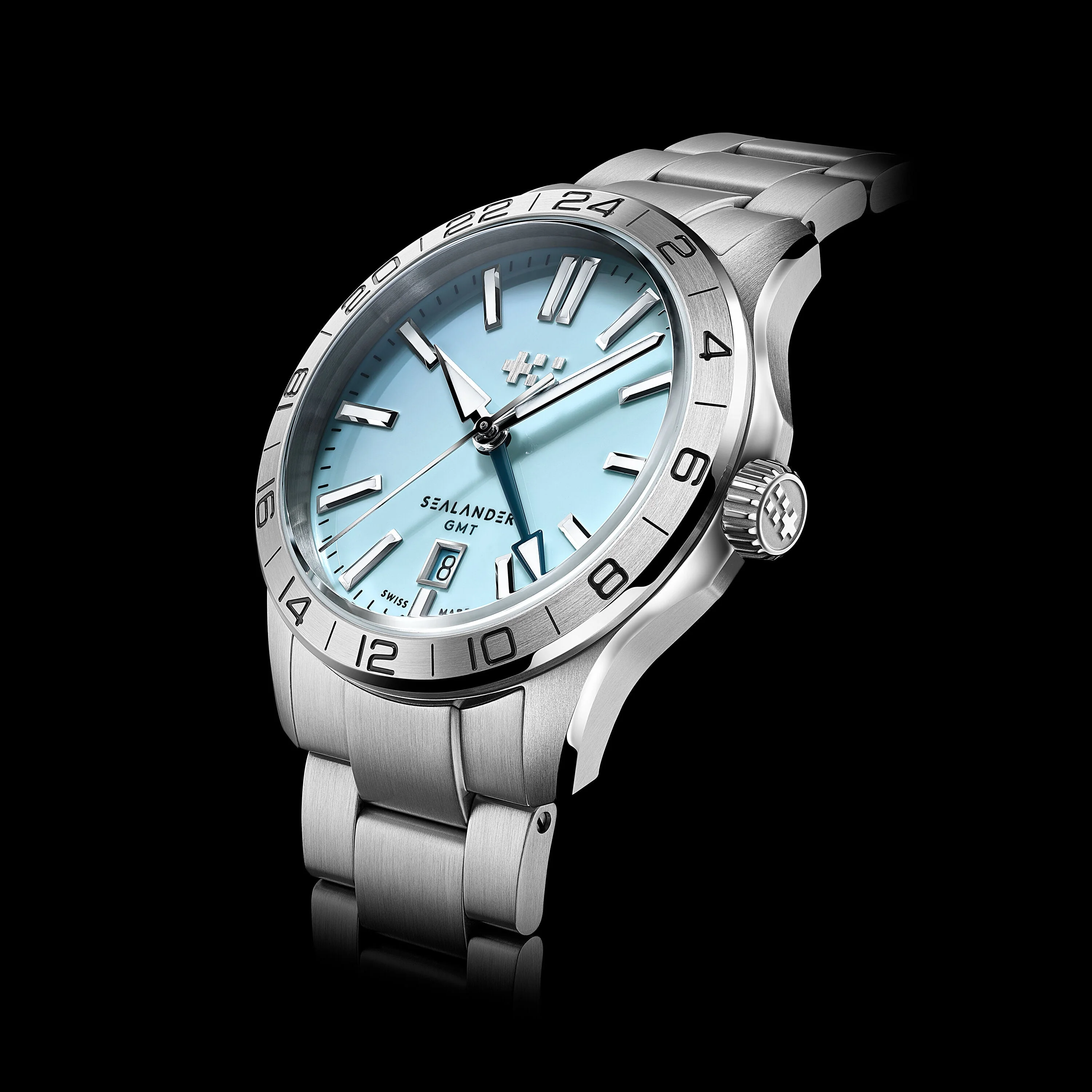 Christopher Ward C63 Sealander GMT 42mm – Sky Blue - Image 6