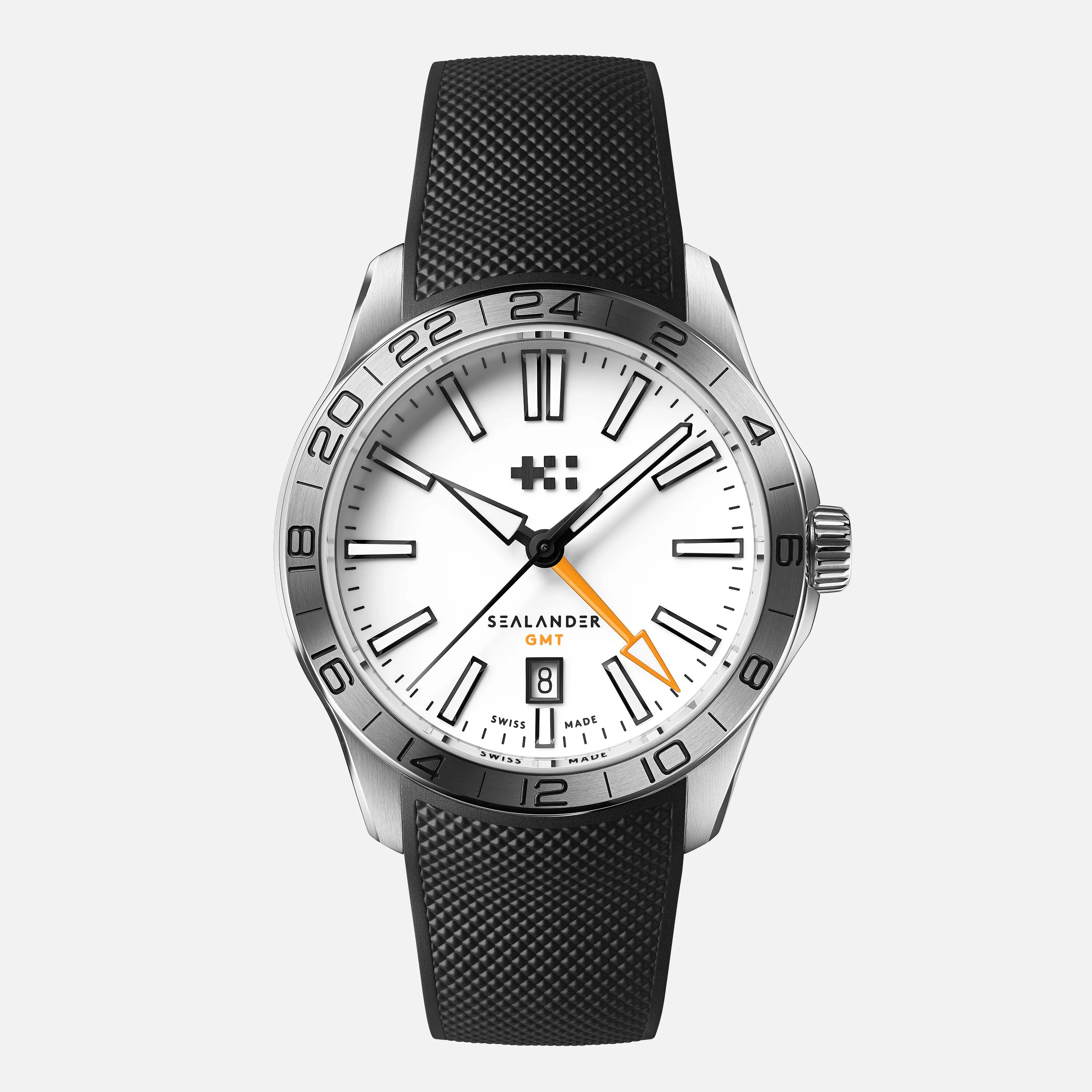 Christopher Ward C63 Sealander GMT 42mm – White - Image 12