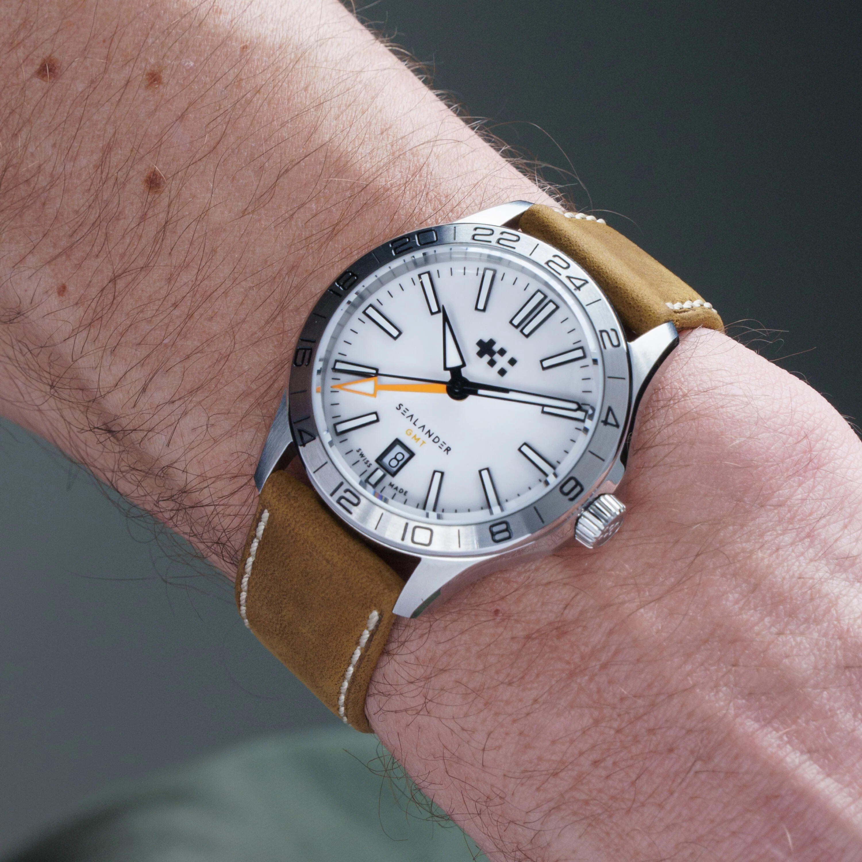 Christopher Ward C63 Sealander GMT 42mm – White - Image 15