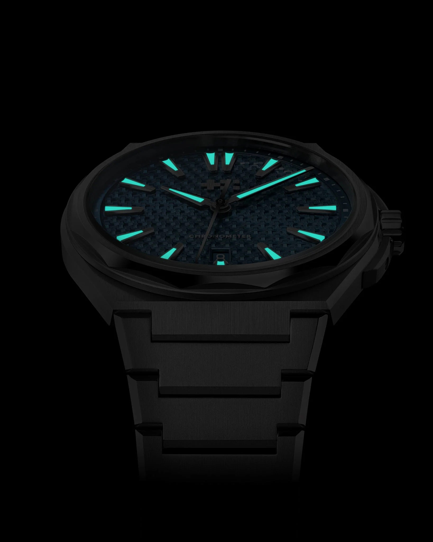 Christopher Ward The Twelve Titanium - Fjord Blue -  Non-Fumé 40mm - Image 10