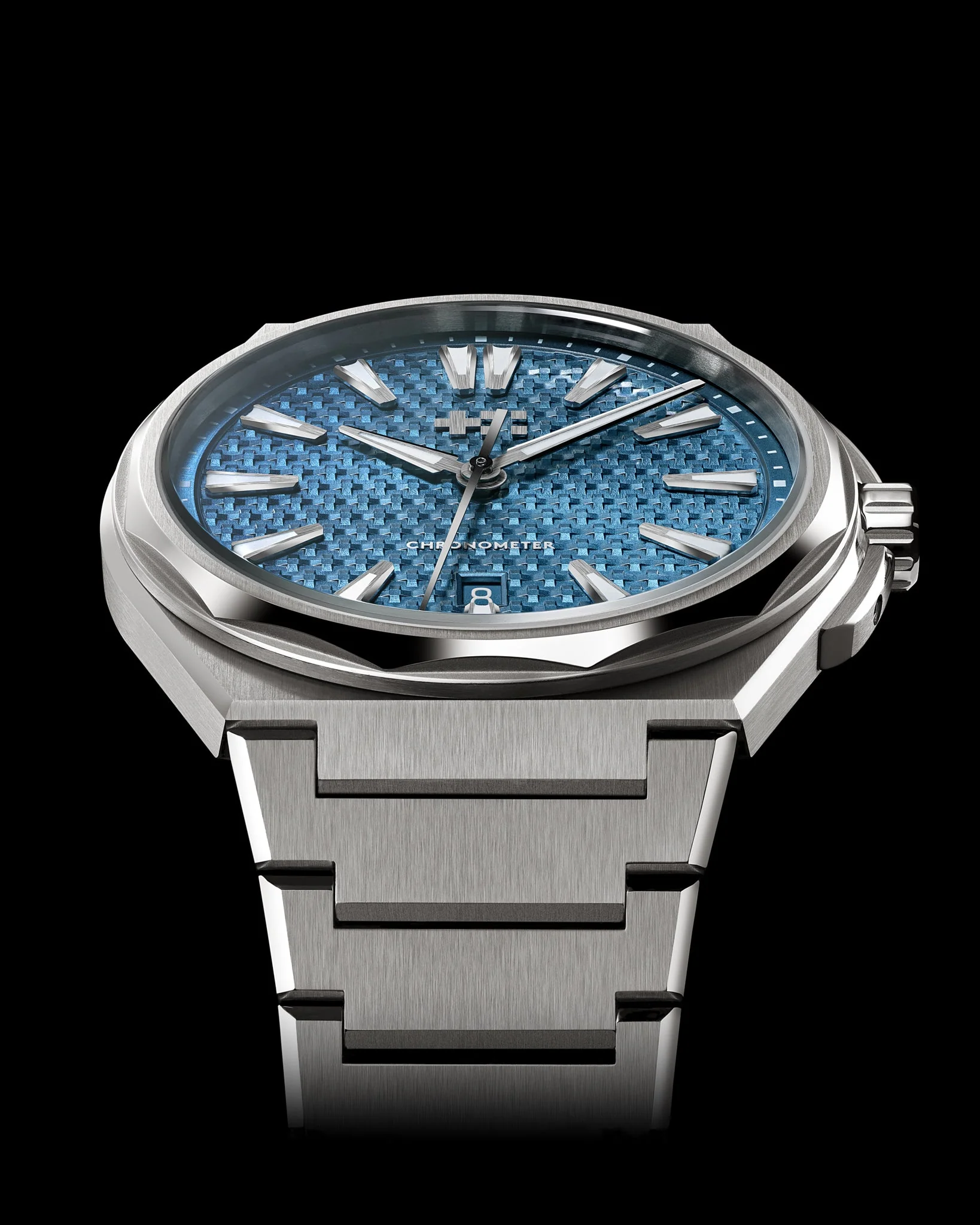 Christopher Ward The Twelve Titanium - Fjord Blue -  Non-Fumé 40mm - Image 4