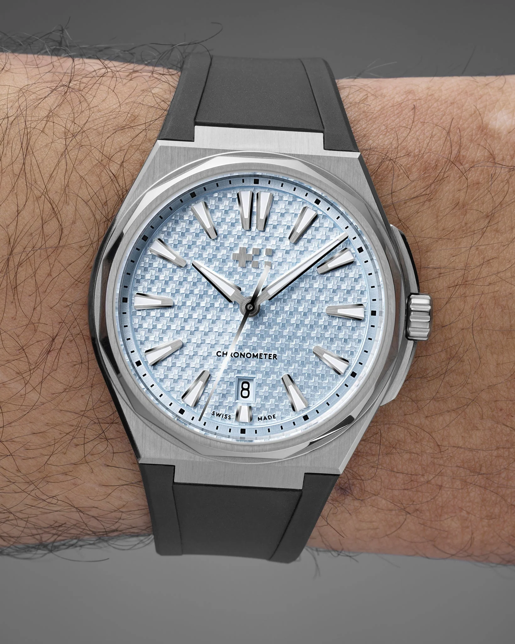 Christopher Ward The Twelve Titanium - Glacier Blue - Non-Fumé 40mm - Image 3