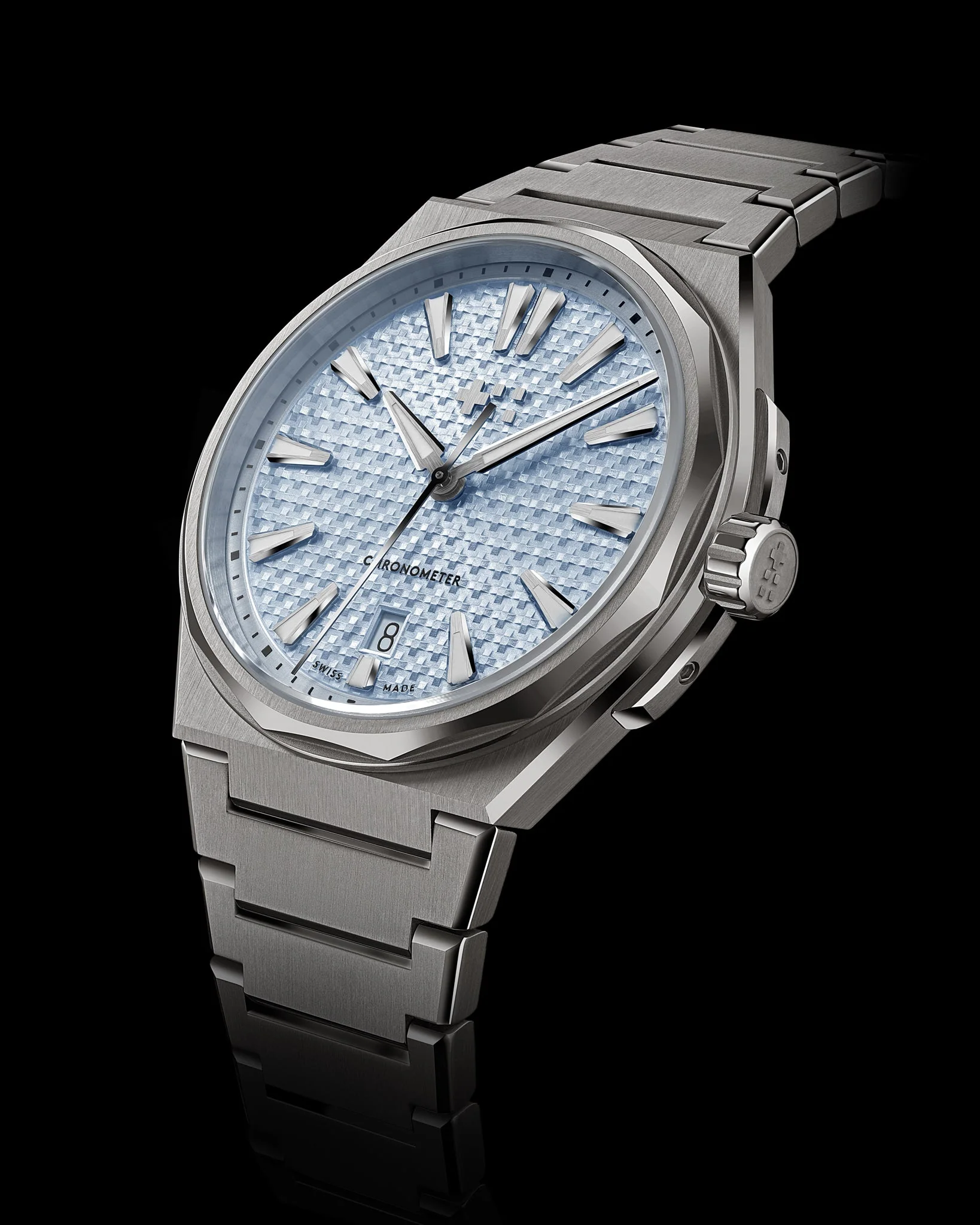 Christopher Ward The Twelve Titanium - Glacier Blue - Non-Fumé 40mm - Image 6