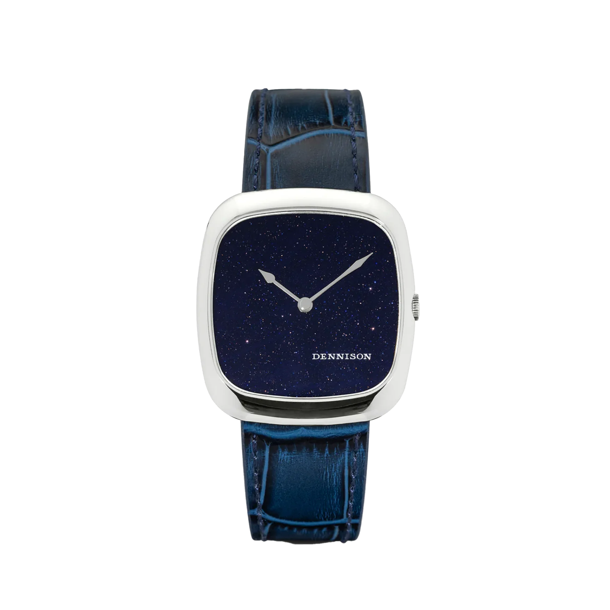 Dennison Aventurine Stone Dial in Silver Steel