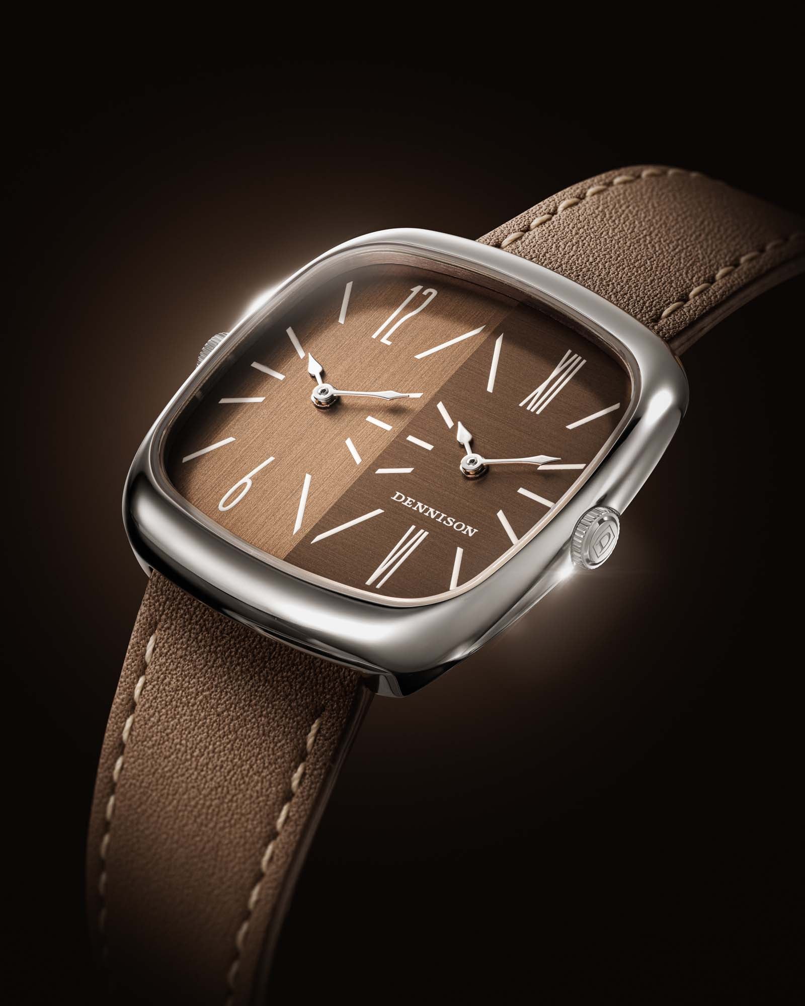 Dennison ALD Dual Time “Shades” – Brown Dial - Image 5