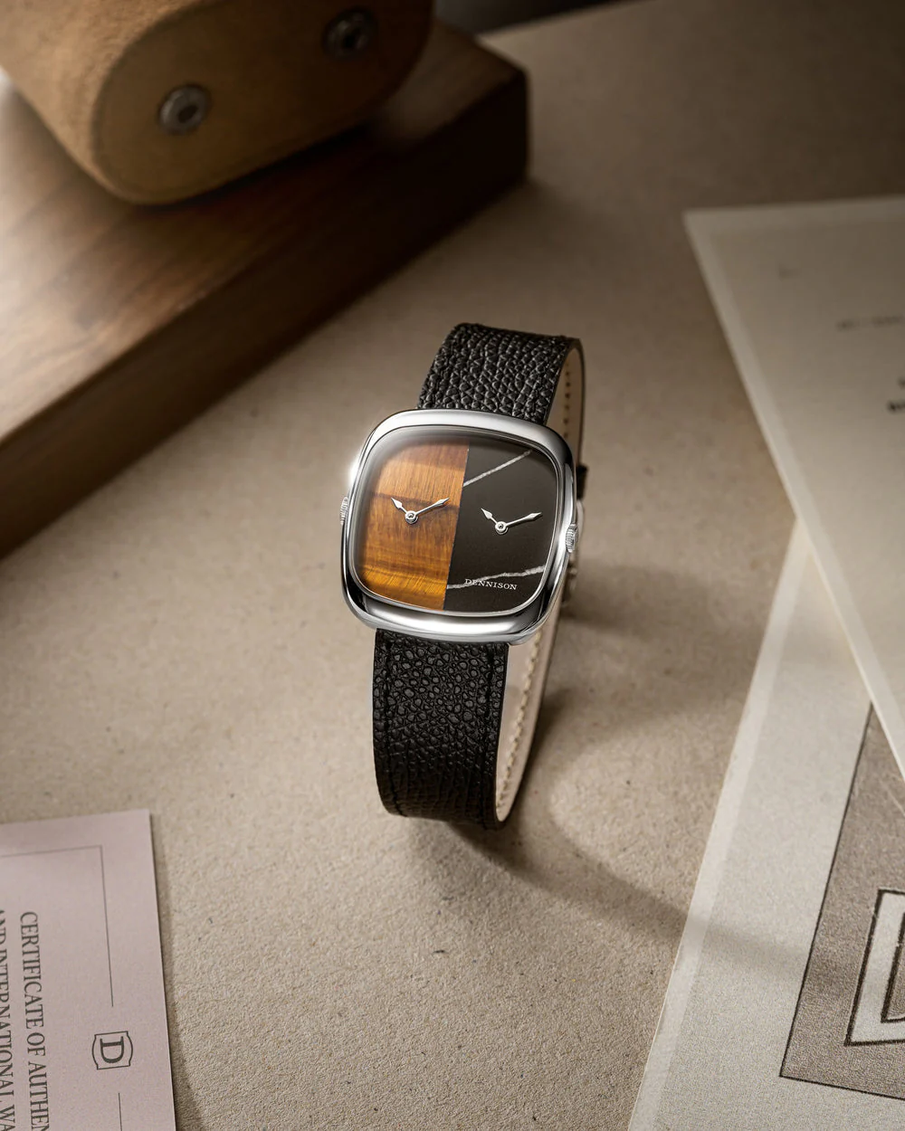 Dennison ALD Dual Time Tiger Eye & Marble - Image 4