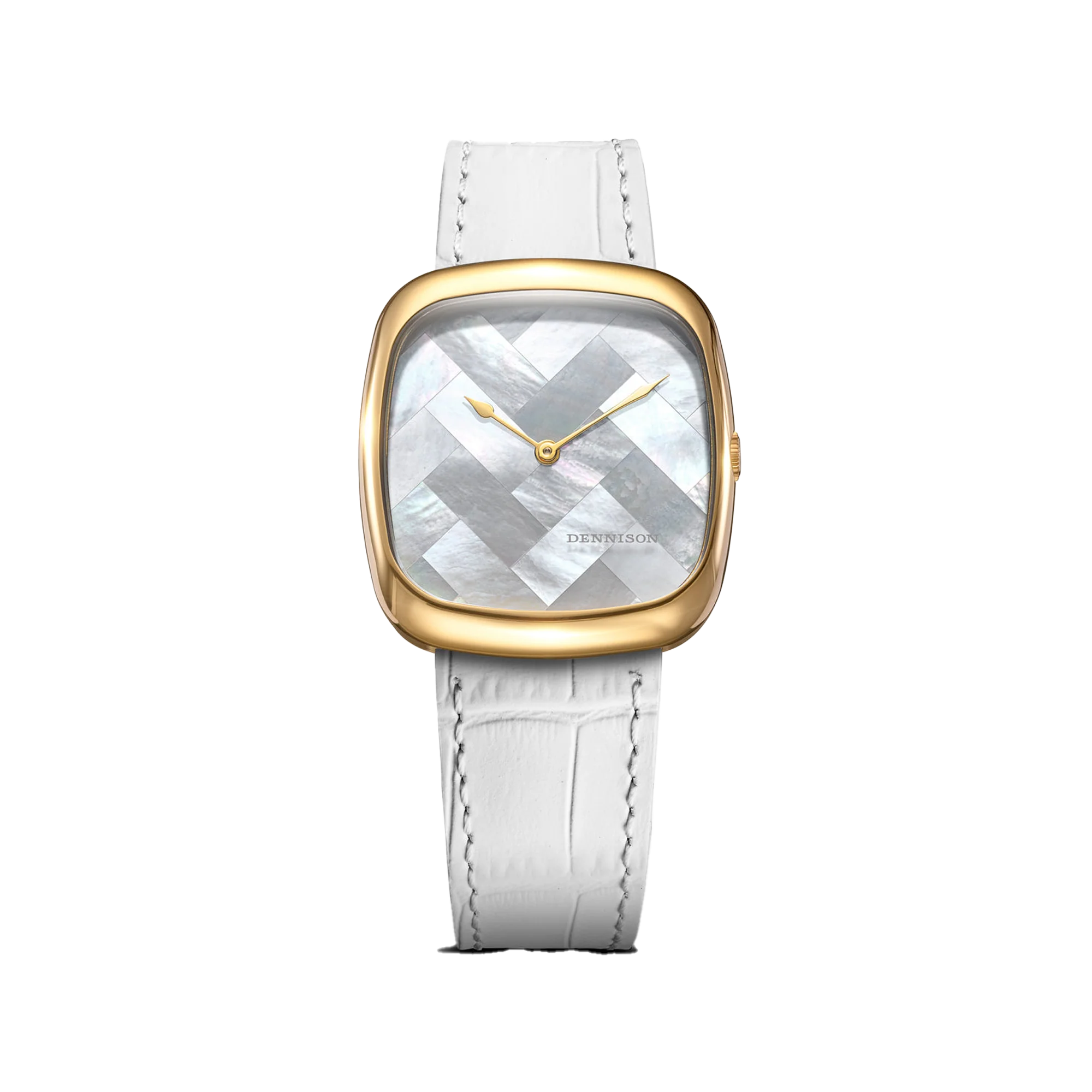 Dennison ALD White MOP "Ghost" In Gold