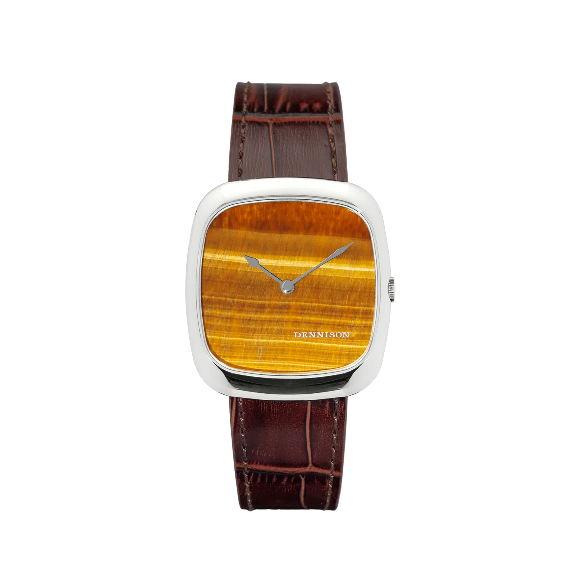 Dennison Tiger Eye Stone Dial Steel
