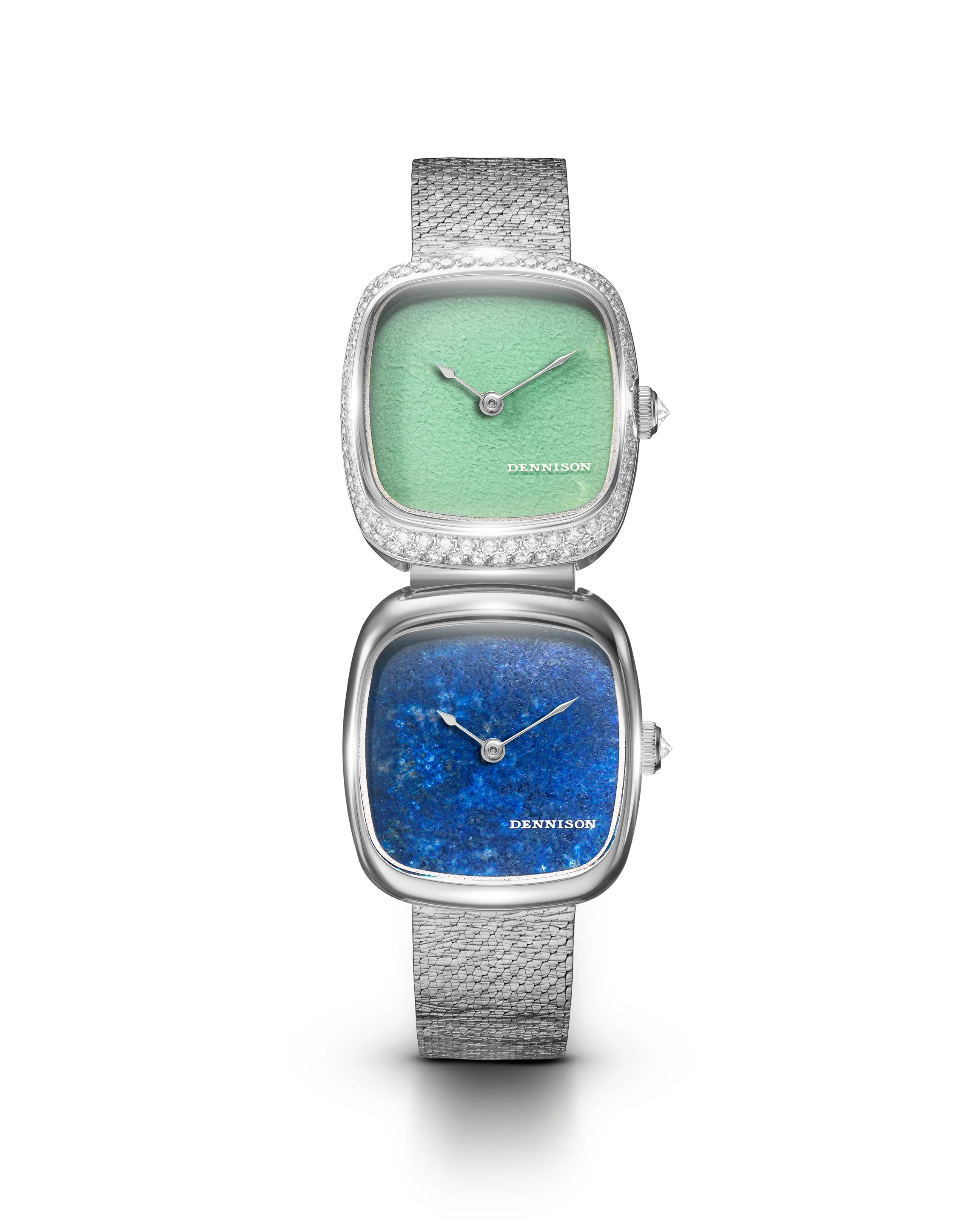 Dennison Dual Time Mini – Lagoon Jadeite & Lapis Lazuli - Image 3