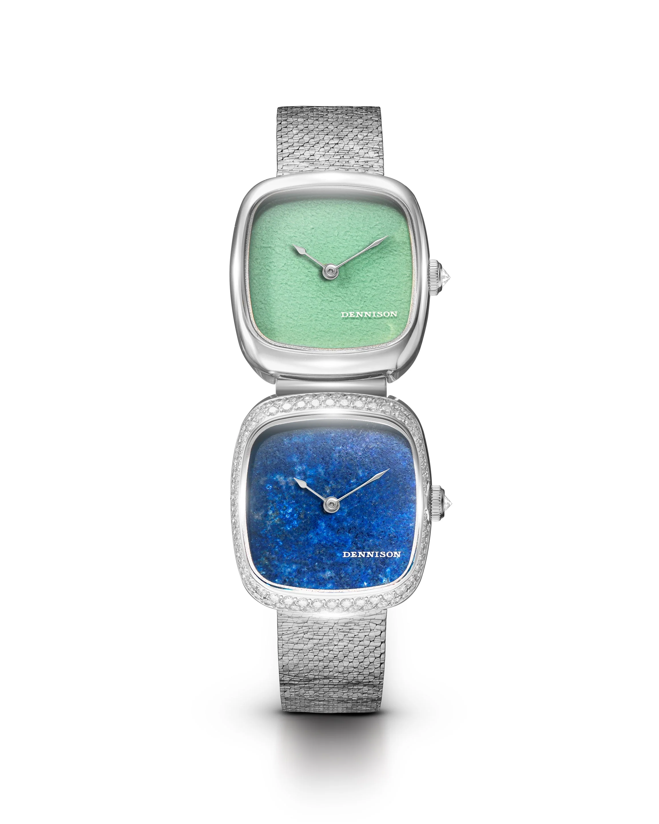 Dennison Dual Time Mini – Lagoon Jadeite & Lapis Lazuli - Image 4