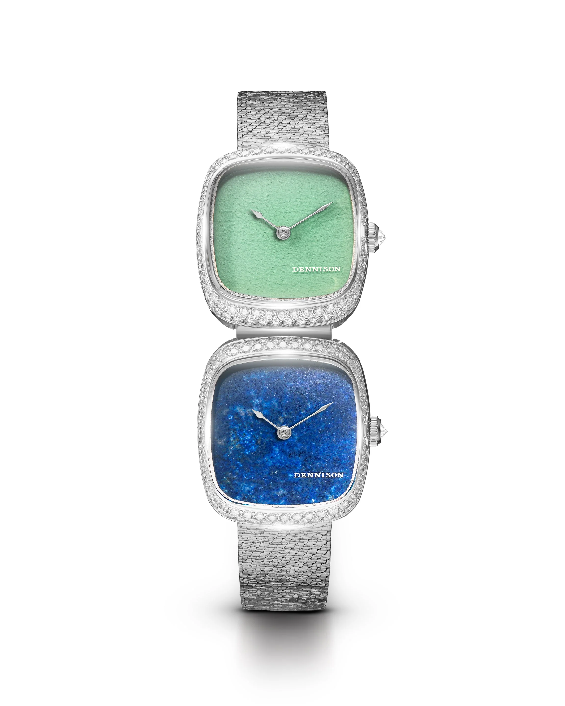 Dennison Dual Time Mini – Lagoon Jadeite & Lapis Lazuli - Image 5