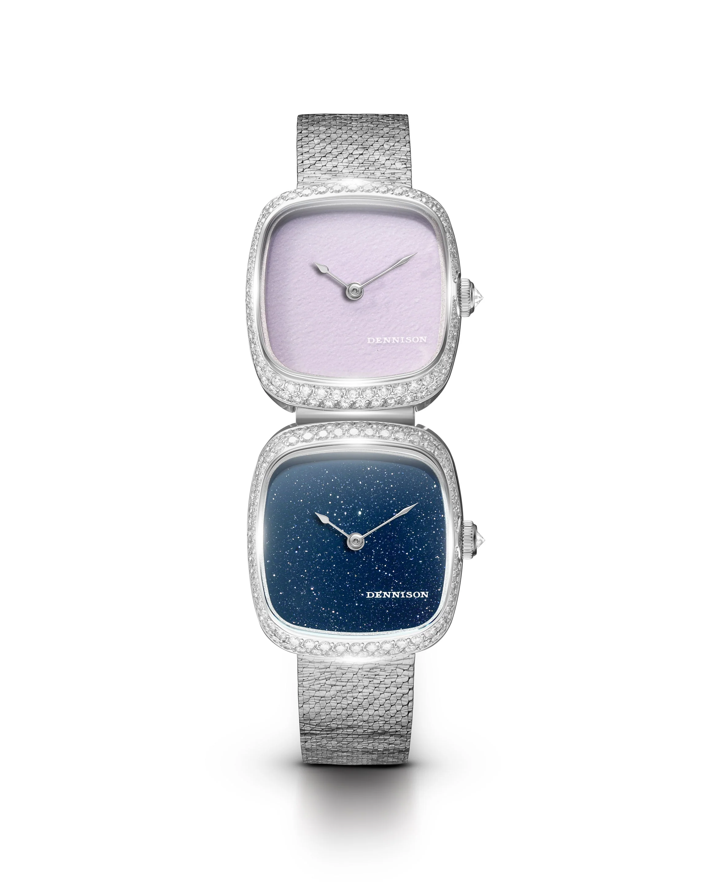 Dennison Dual Time Mini – Pink Malaysian Jade & Aventurine - Image 5