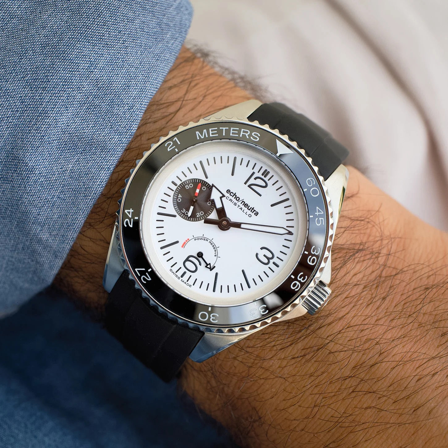 Echo Neutra CRISTALLO Professional Diver | White - Image 3