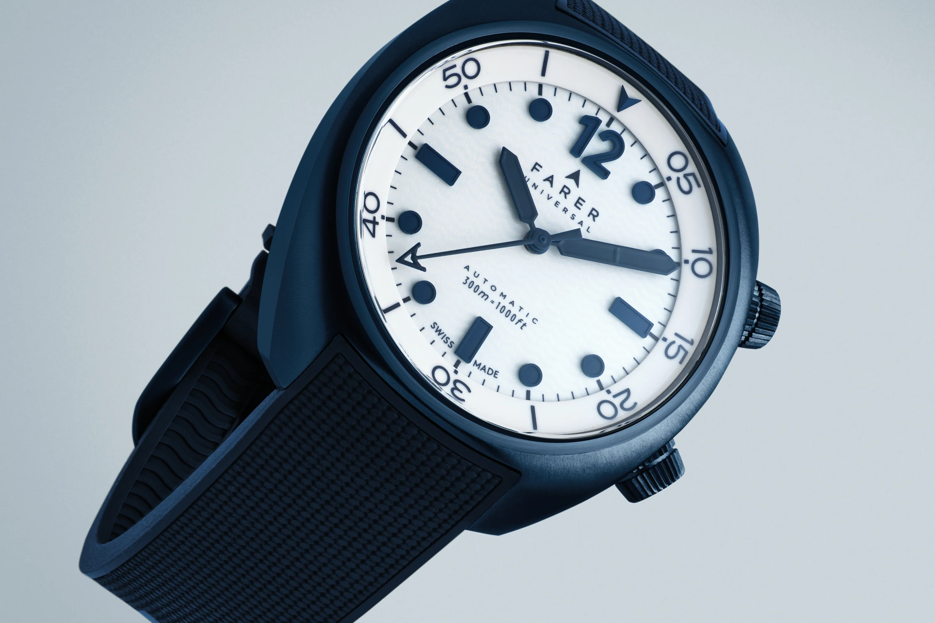 Farer Endeavour Ocean Blue Aqua Compressor - Titanium Dive Watch - Image 4