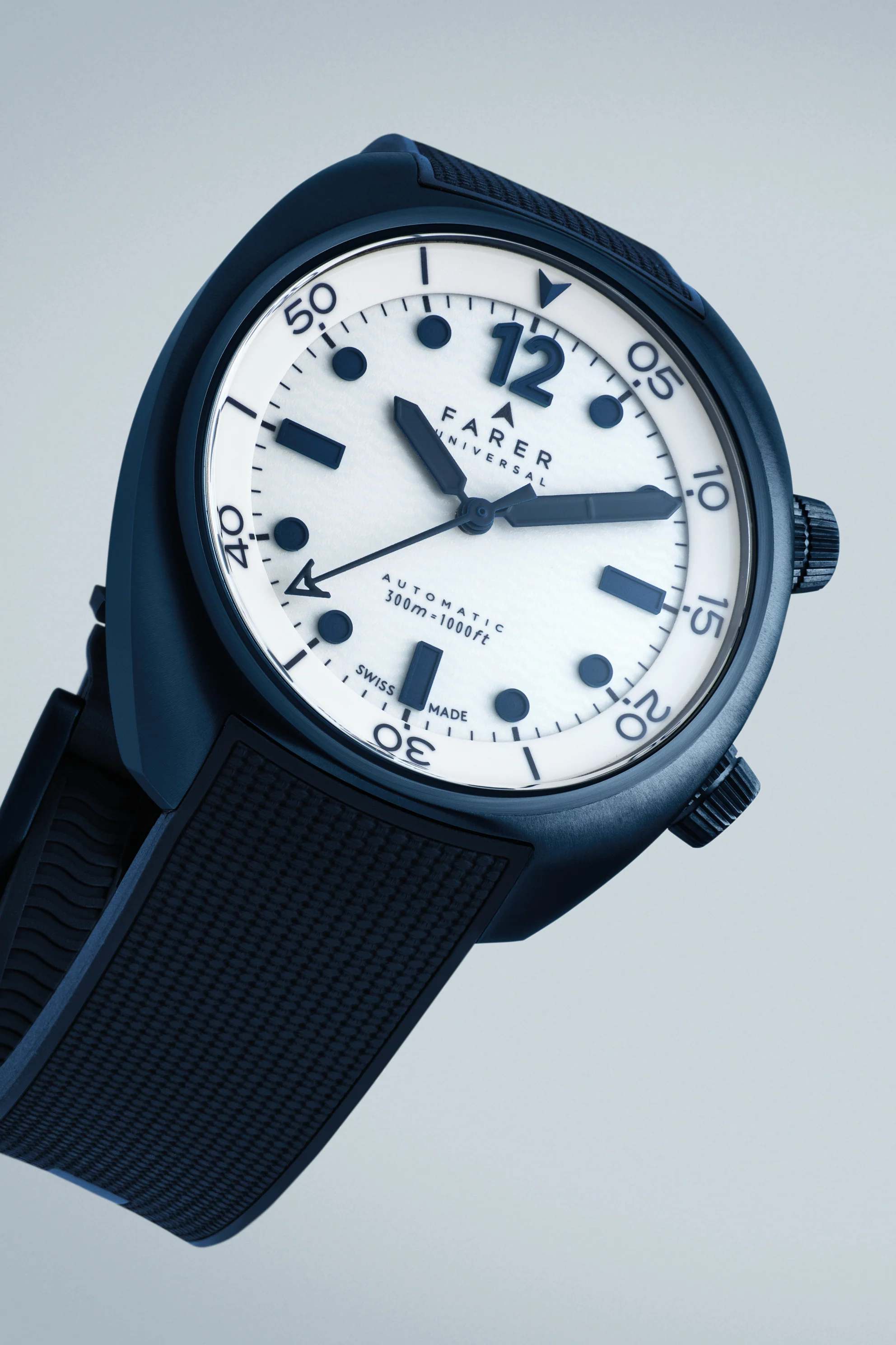 Farer Endeavour Ocean Blue Aqua Compressor - Titanium Dive Watch - Image 5