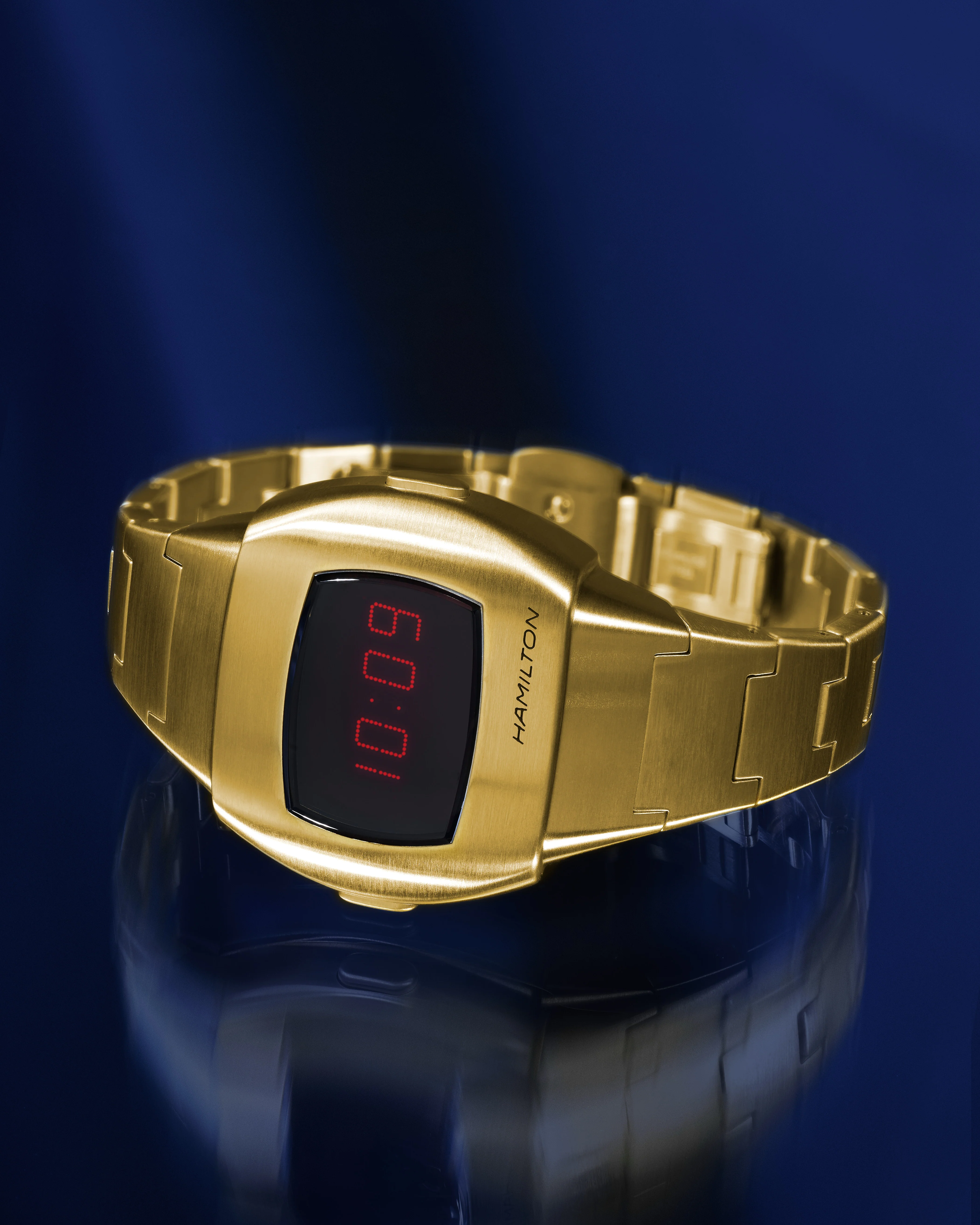 Hamilton American Classic PSR74 Digital Quartz - Gold PVD - Image 7