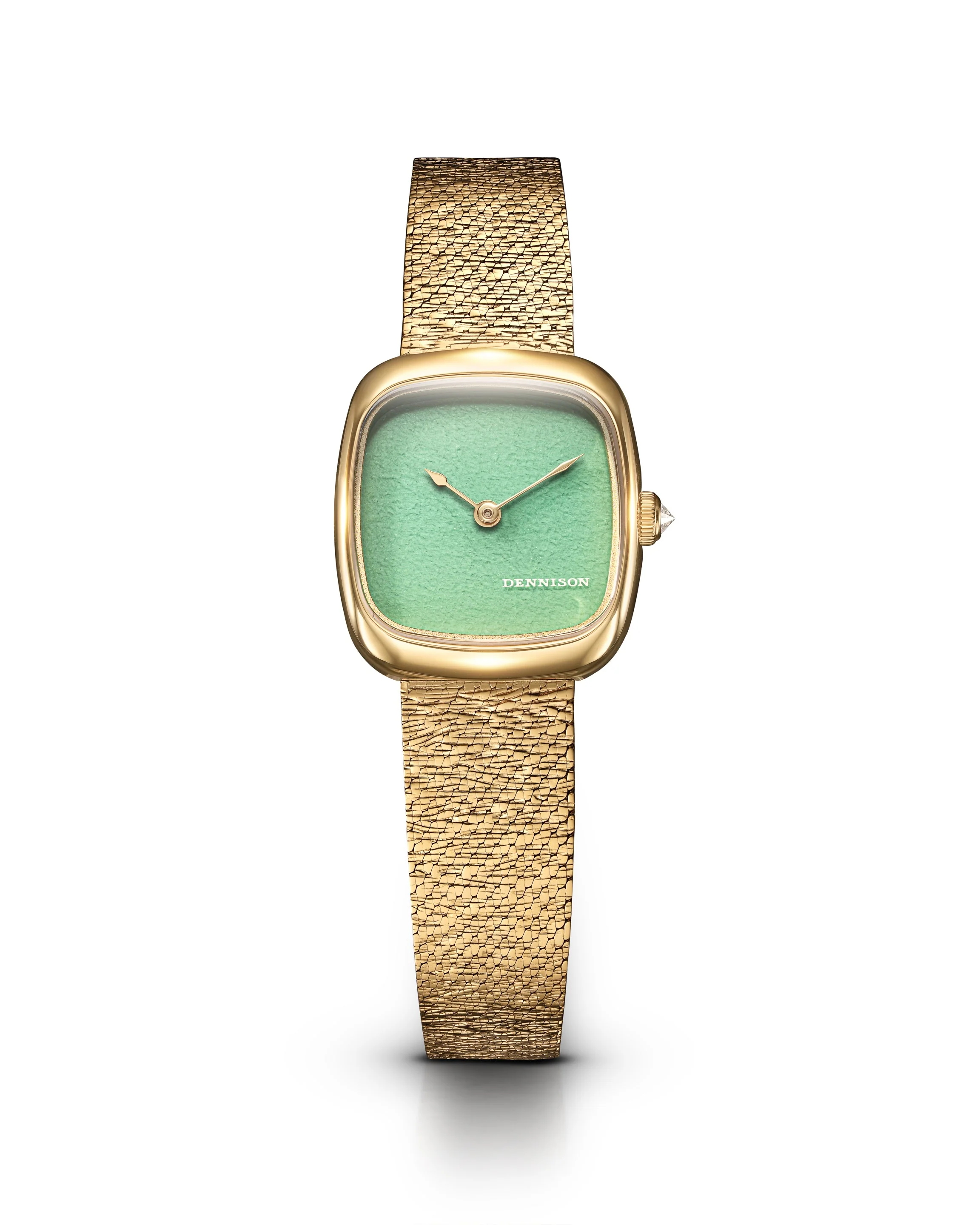 Dennison Mini Lagoon Jadeite In Gold