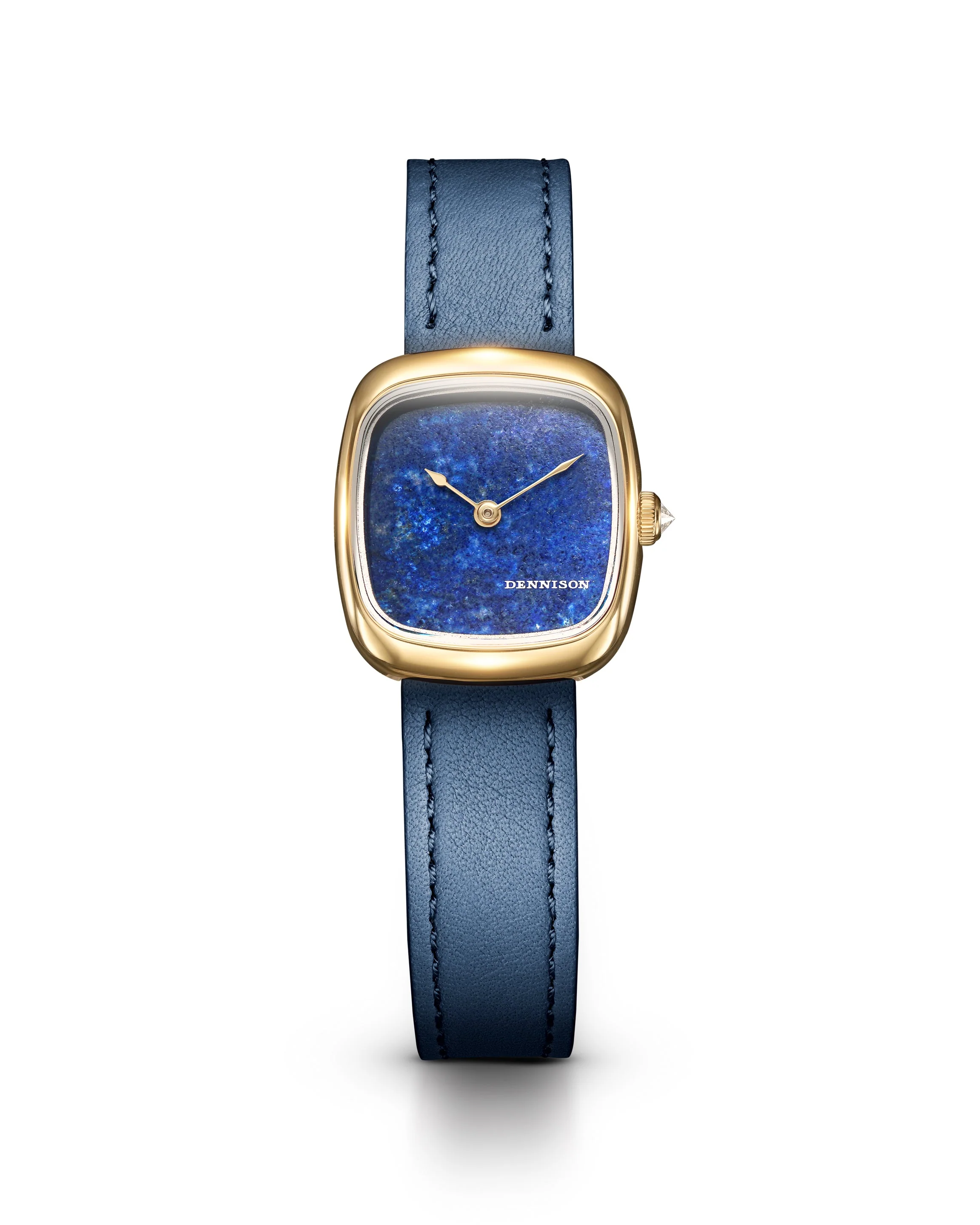 Dennison Mini Lapis Lazuli In Gold - Image 2