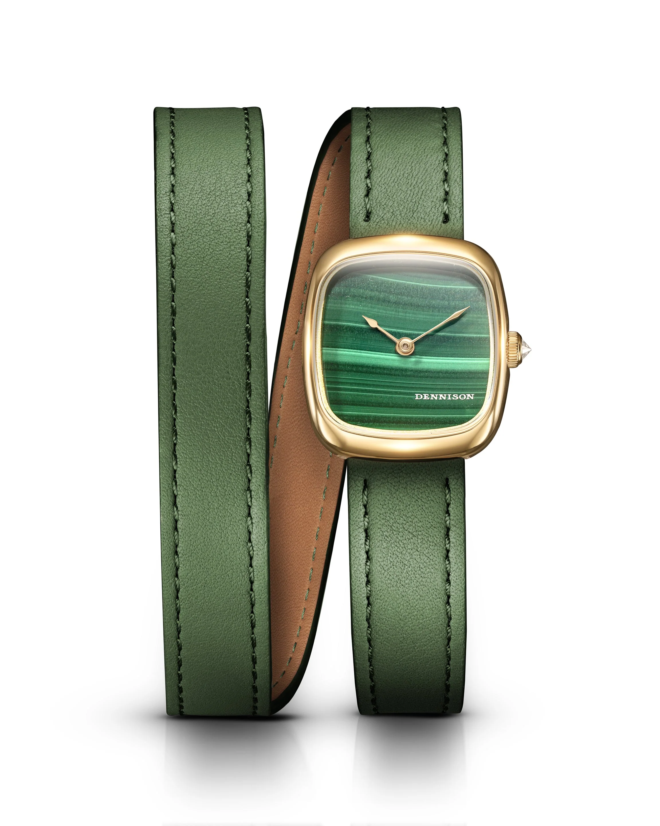 Dennison Mini Malachite In Gold - Image 3
