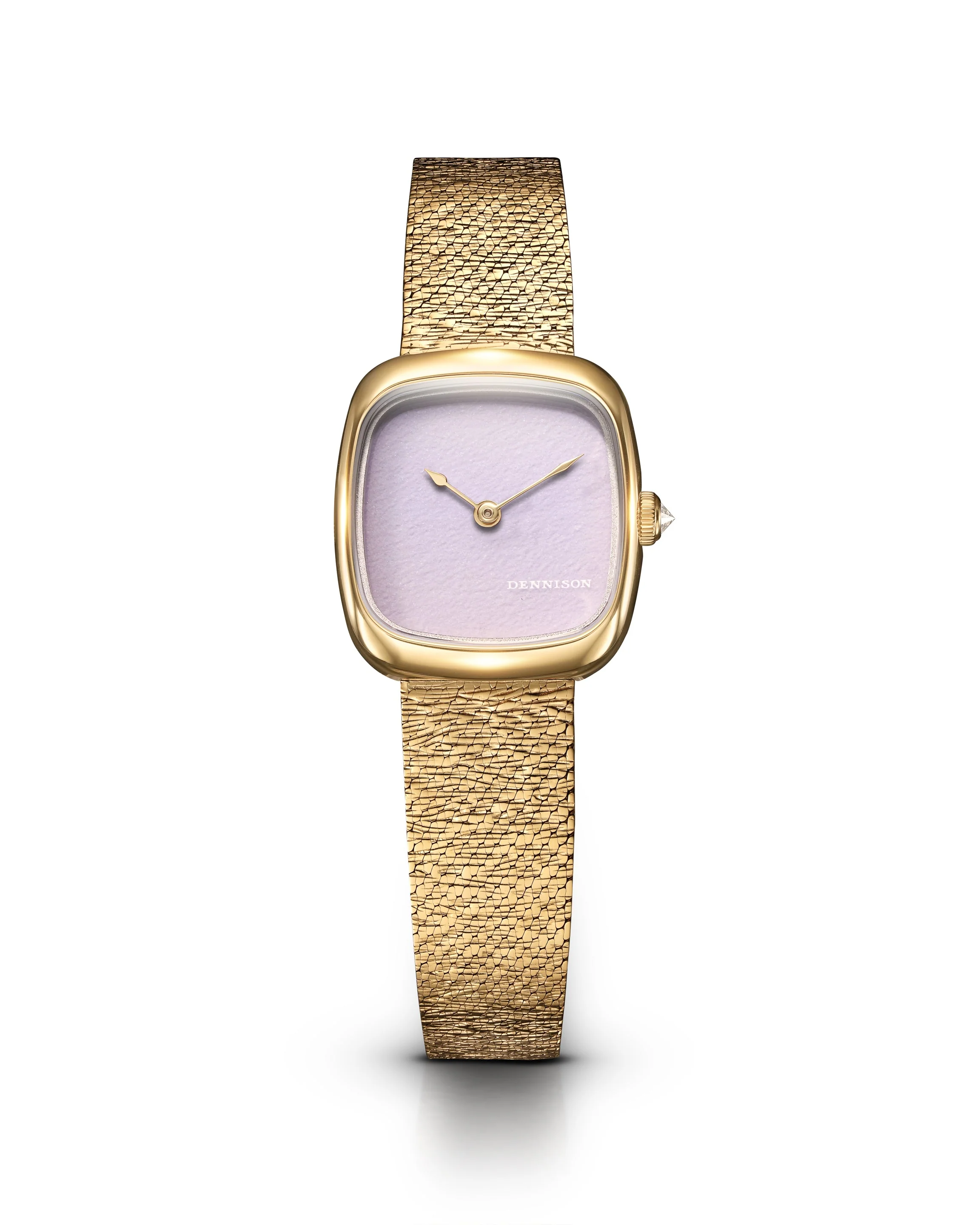 Dennison Mini Pink Malaysian Jade In Gold