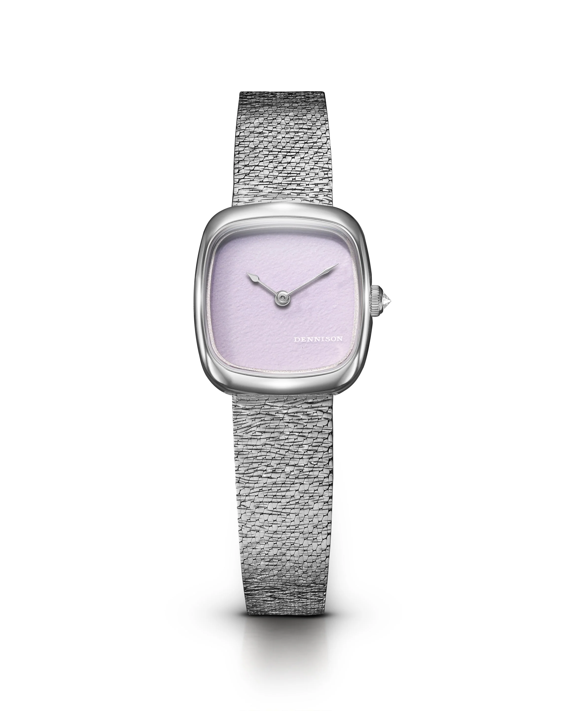 Dennison Mini Pink Malaysian Jade In Steel - Image 3